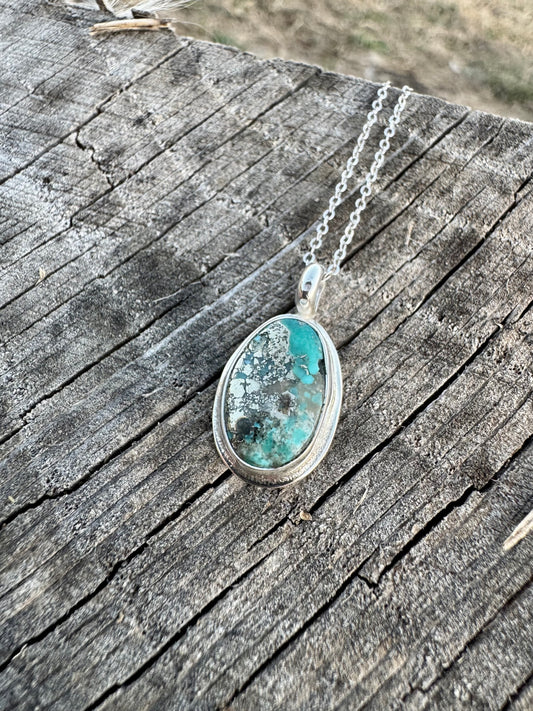 Pyrite included Campitos Turquoise Necklace