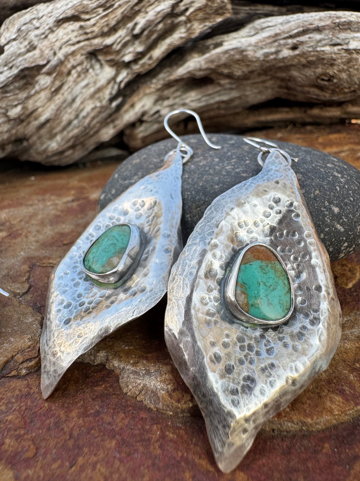 Tyrone Turquoise Desert Bloom Earrings
