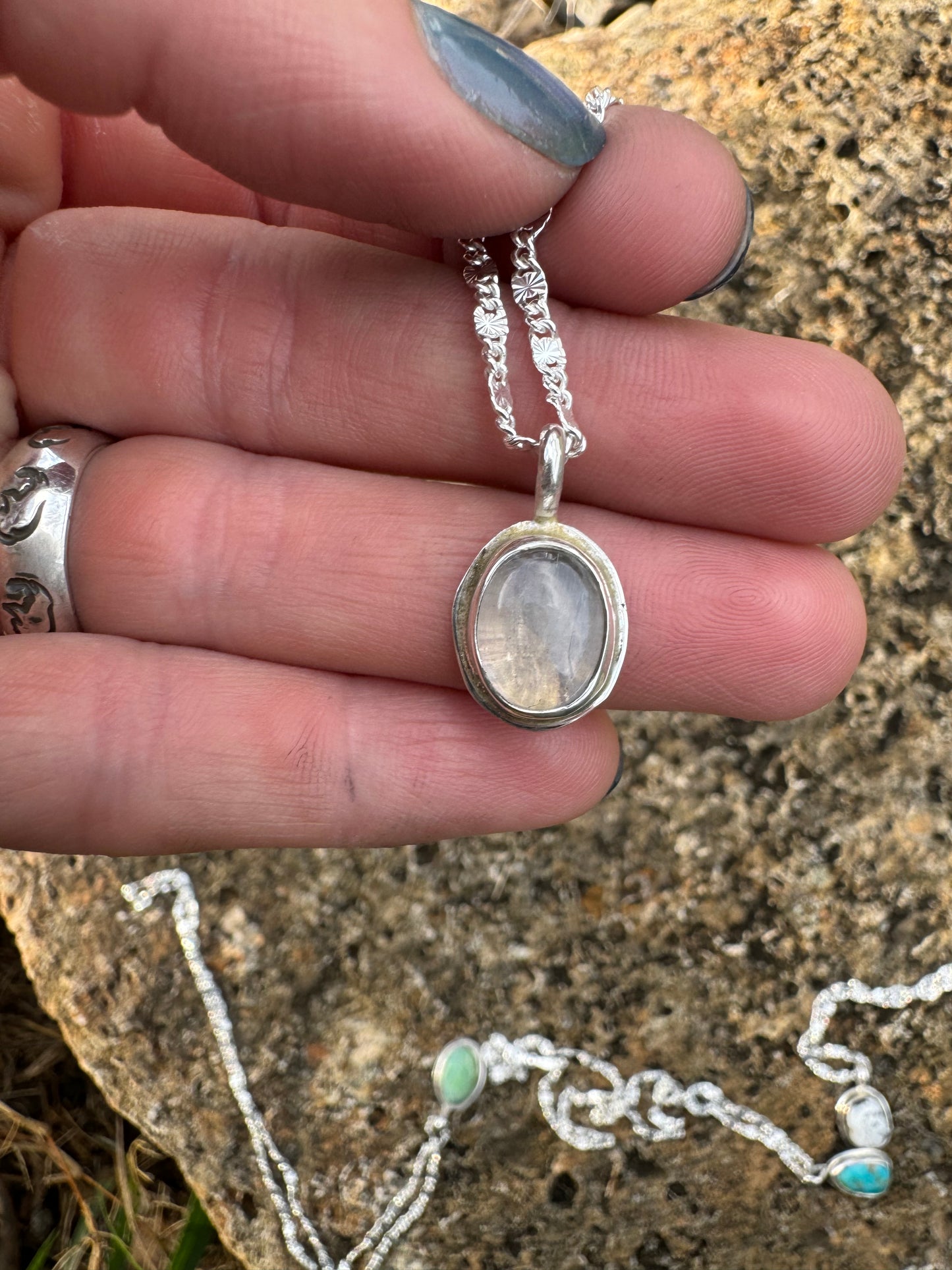 Mini Moonstone necklace