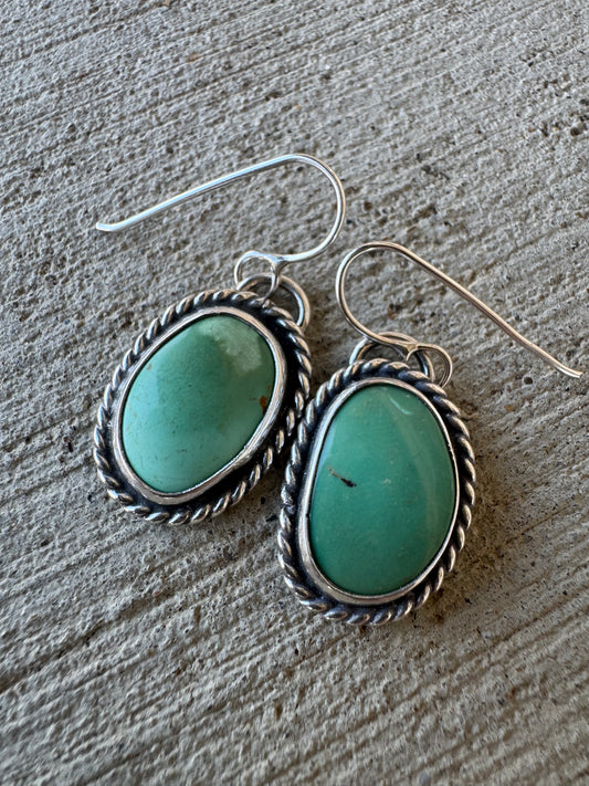 Green Kings Manassa Turquoise Earrings