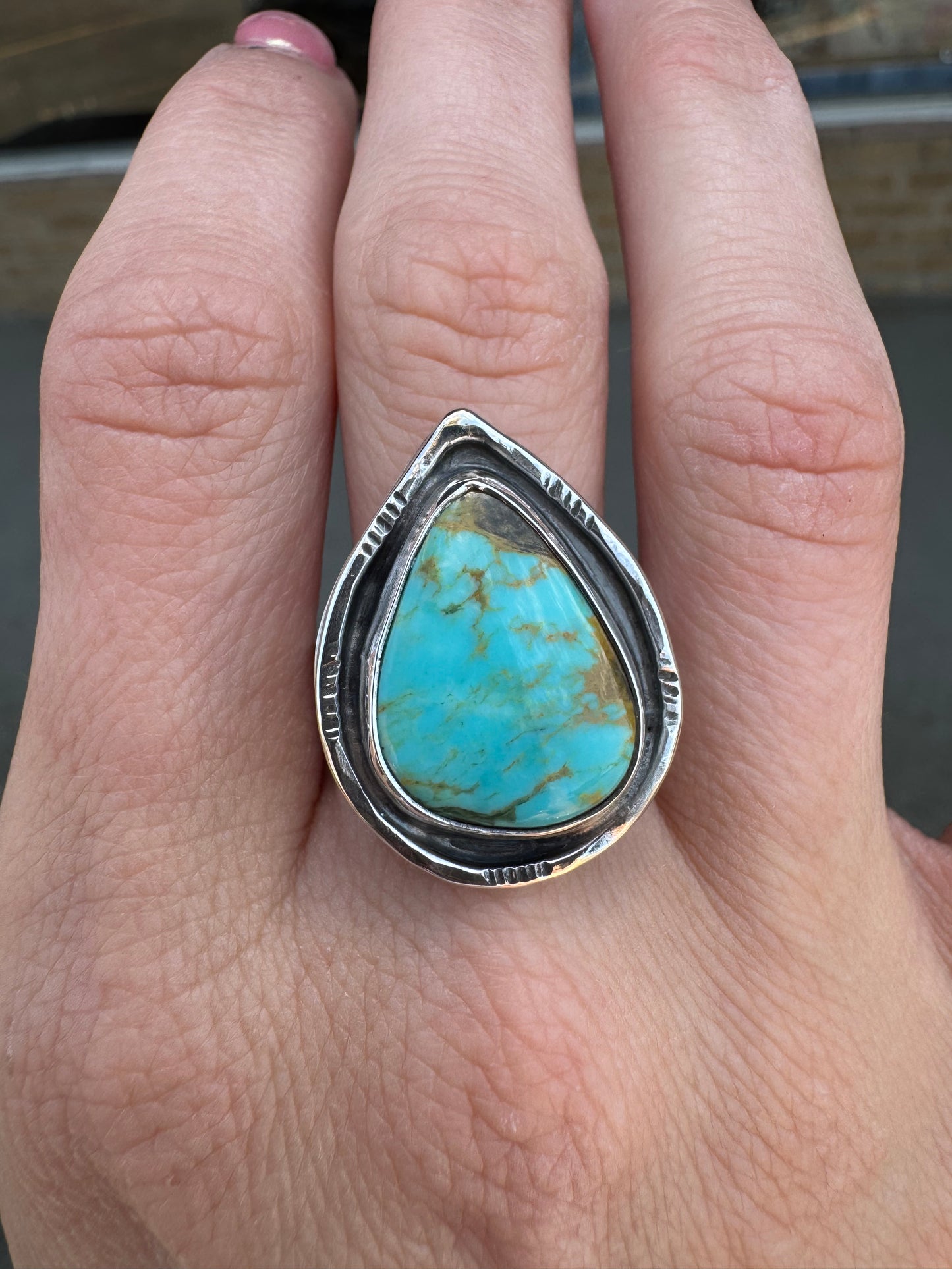 High Desert Turquoise ring size 8