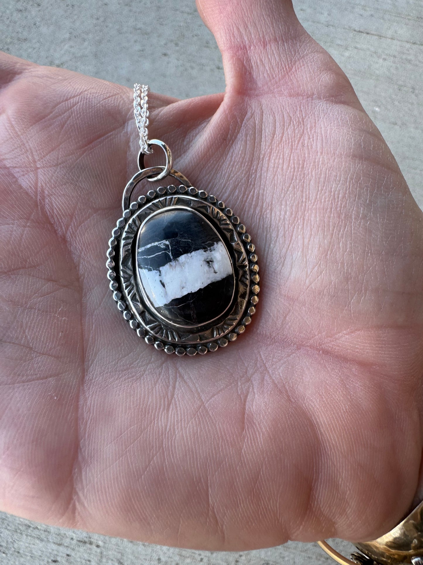 Whit buffalo Turquoise necklace