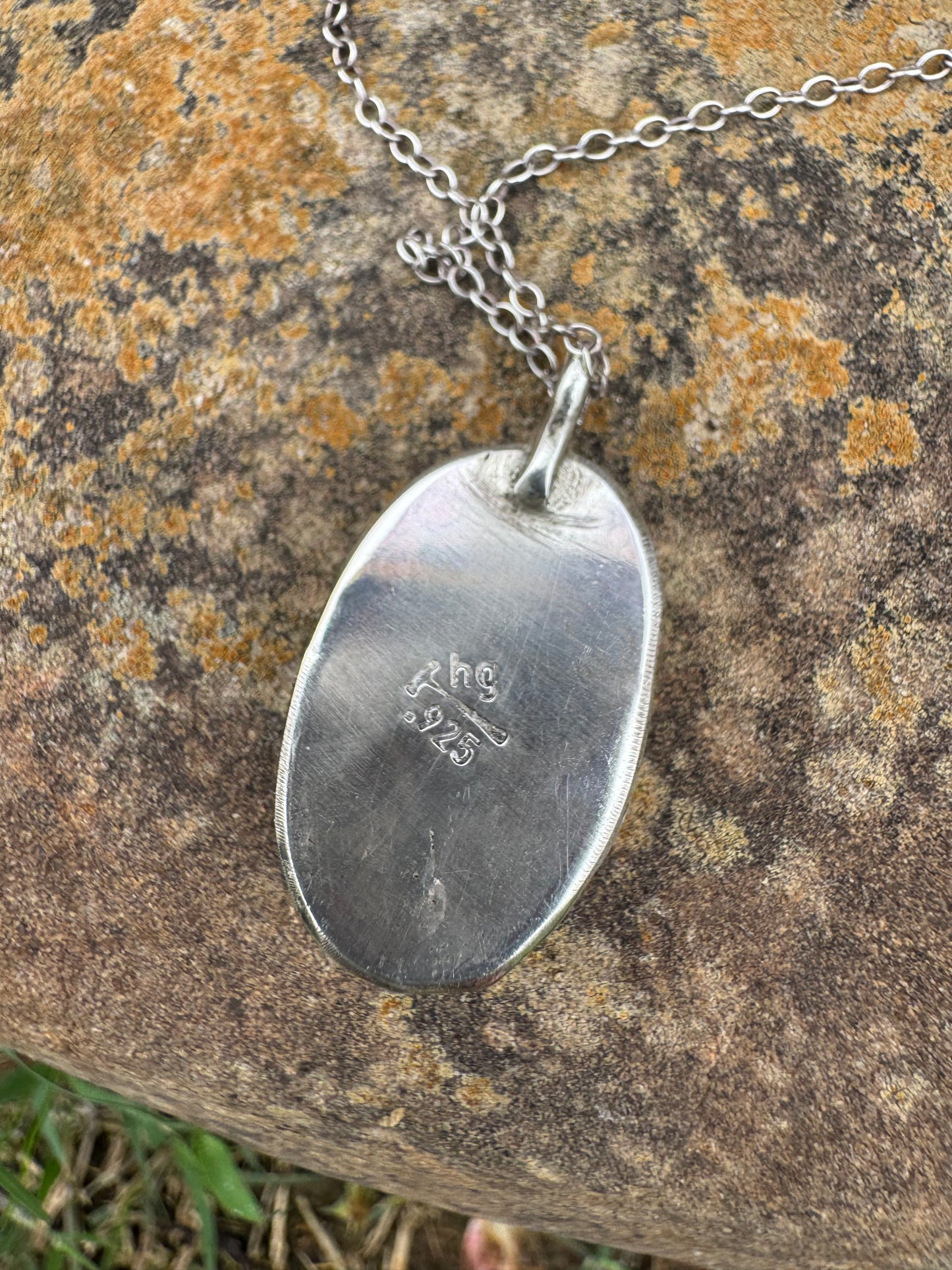 Oval Tyrone turquoise Pendant