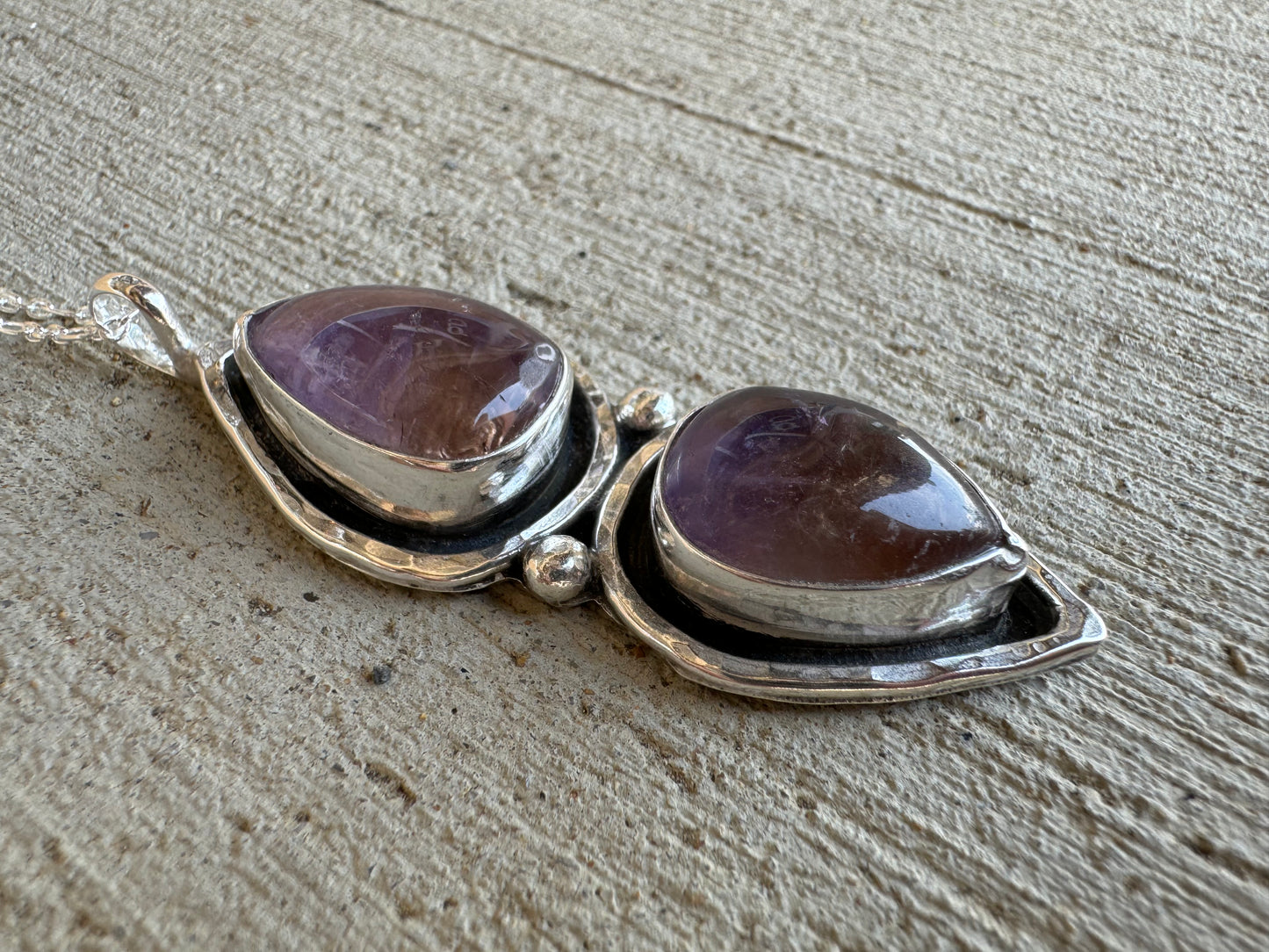 Ametrine Double Pear Pendant