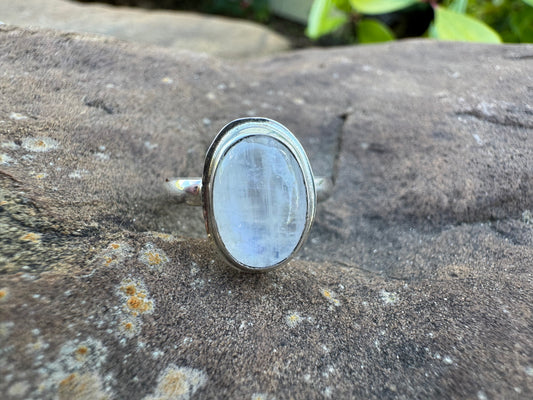 Dainty Moonstone ring size 7