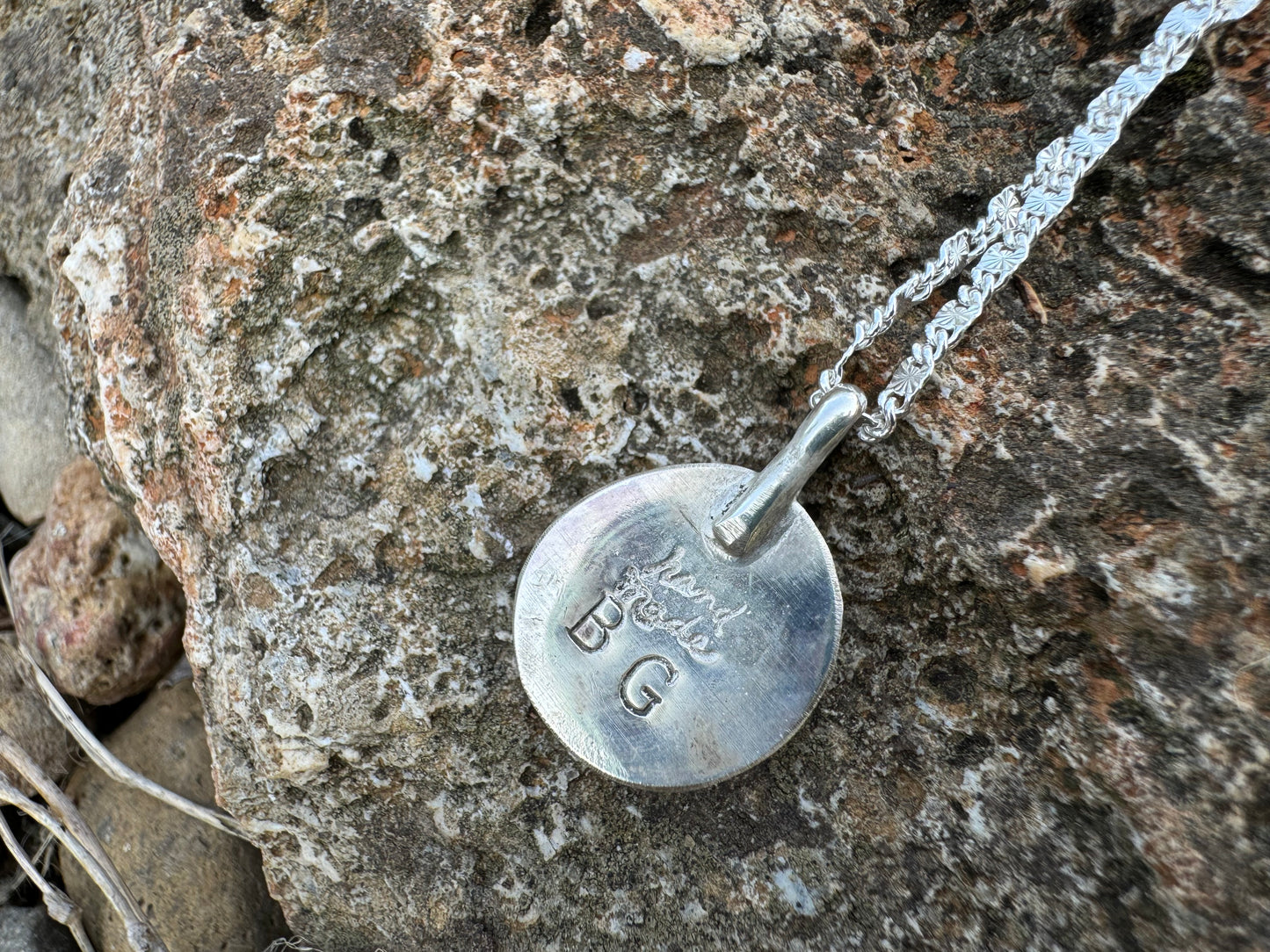 Dainty turquoise pendant