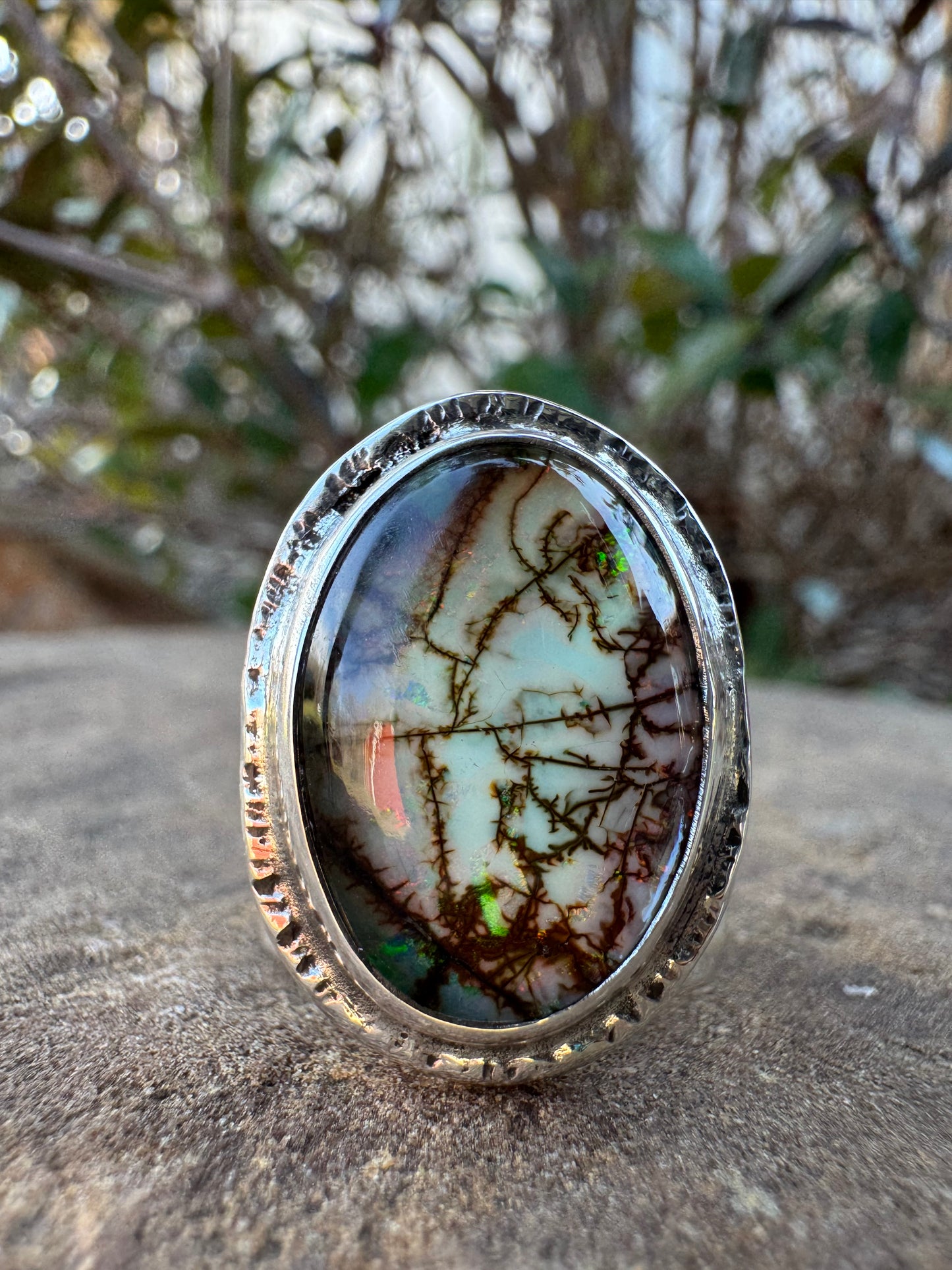 Monarch Opal Doublet Ring size 8.5