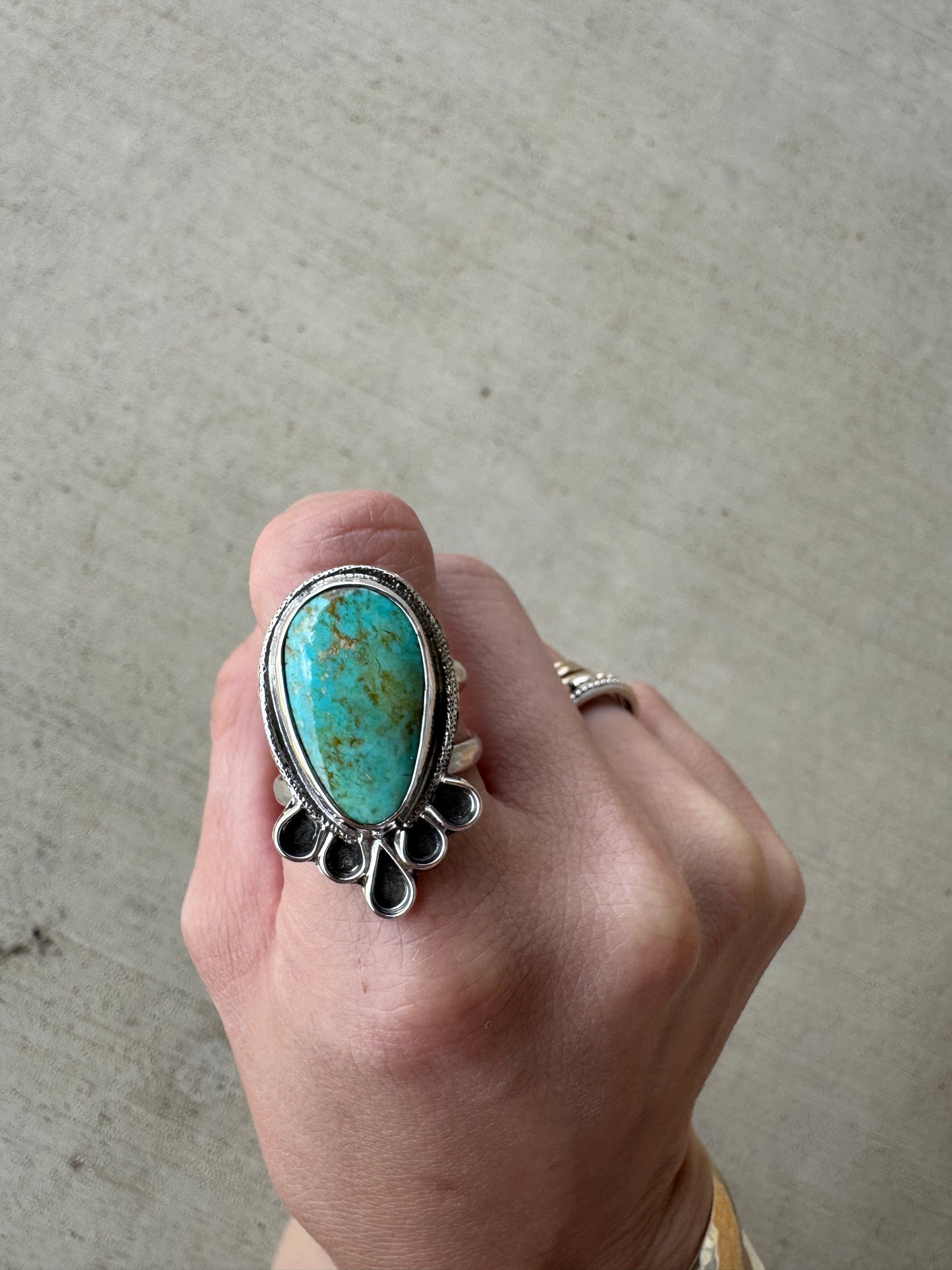 Teardrop Statement Ring size 9.5