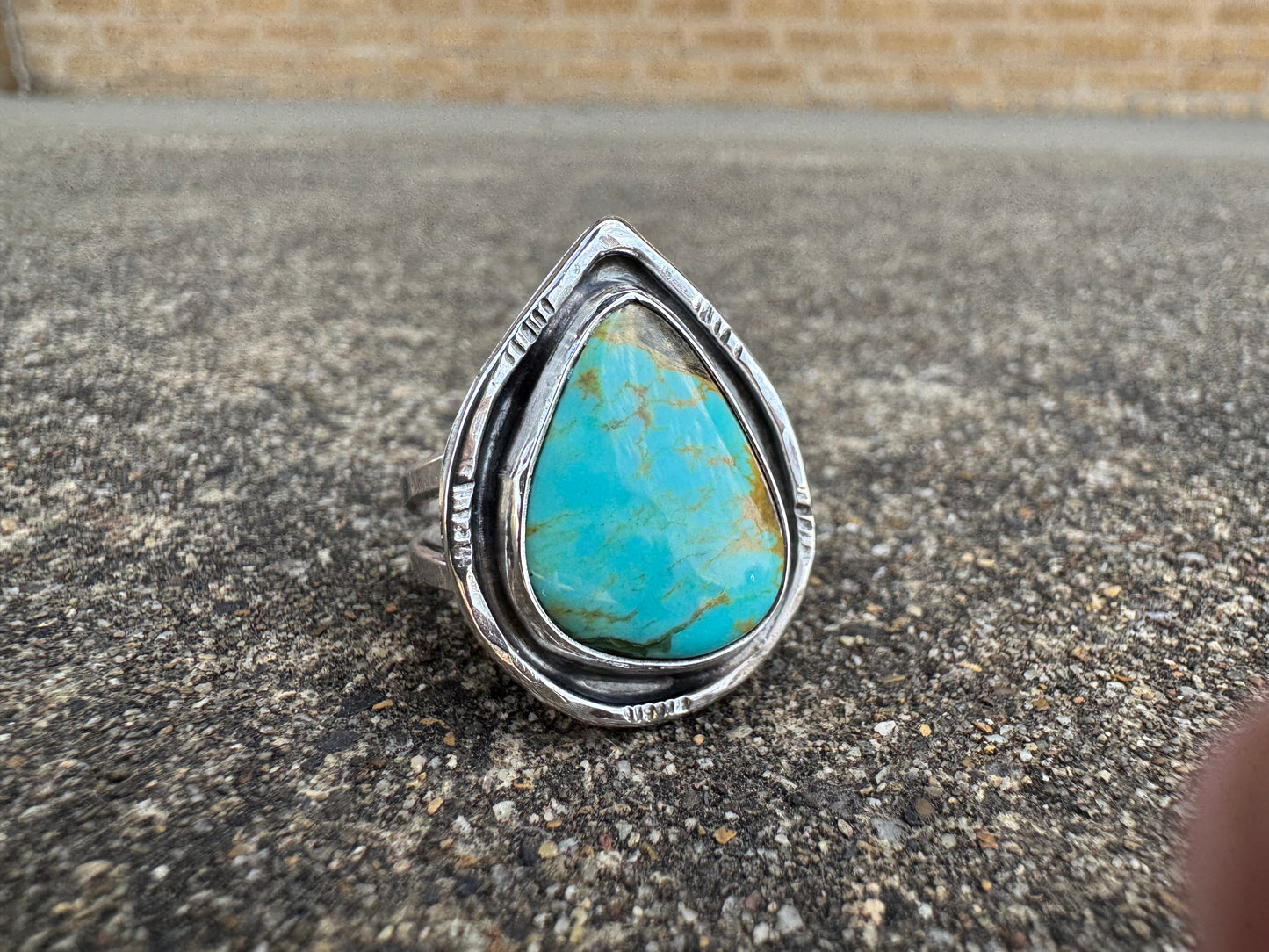 High Desert Turquoise ring size 8