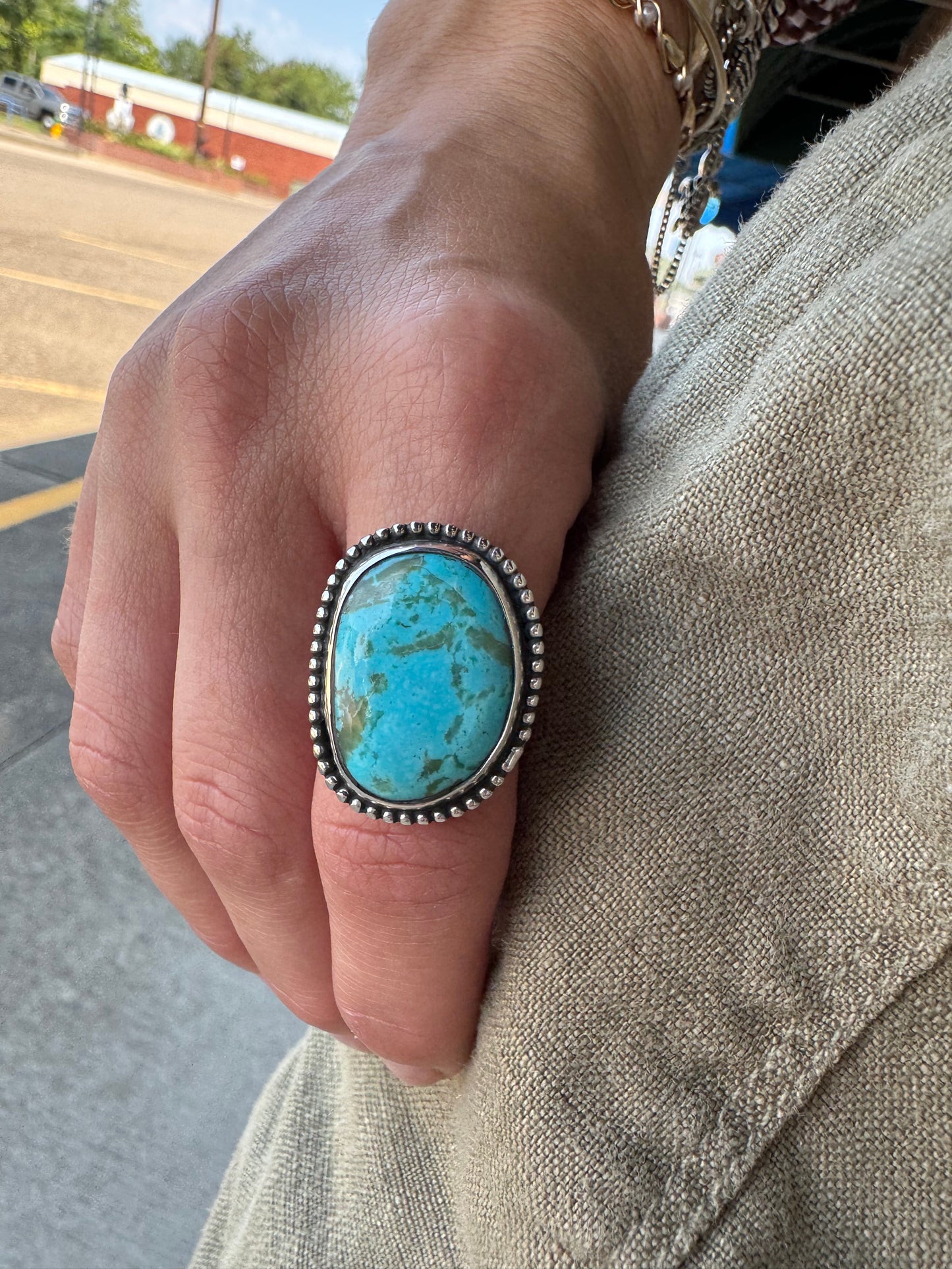 Kingman turquoise ring size 6