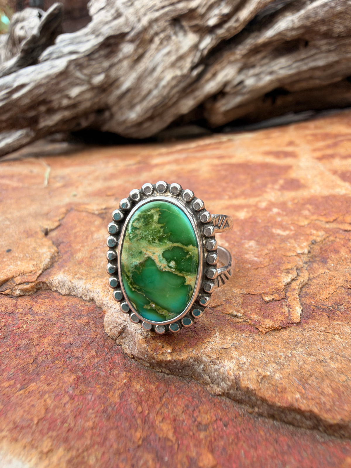 Sonoran Gold Turquoise Ring size 9