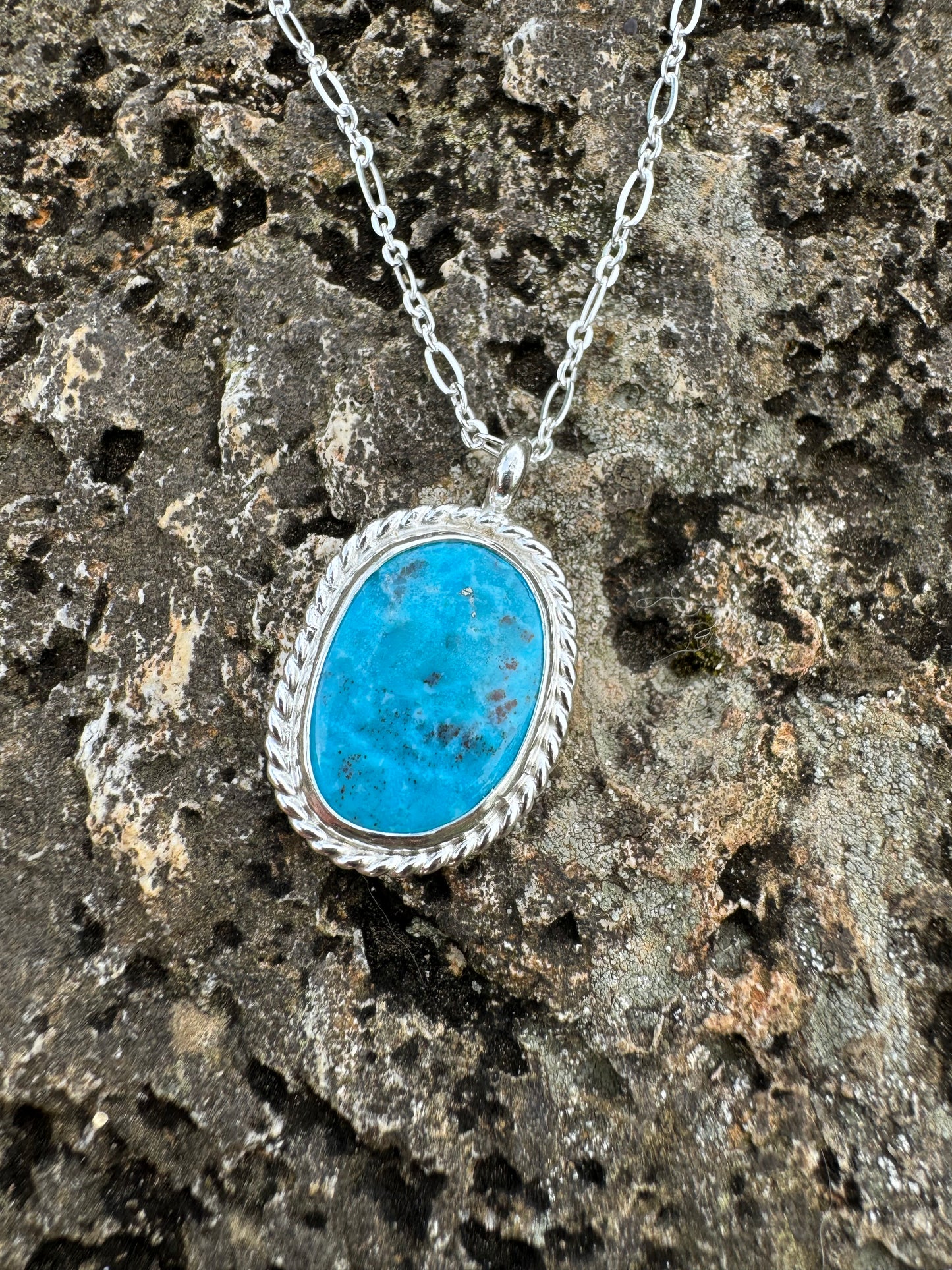 Morenci turquoise pendant