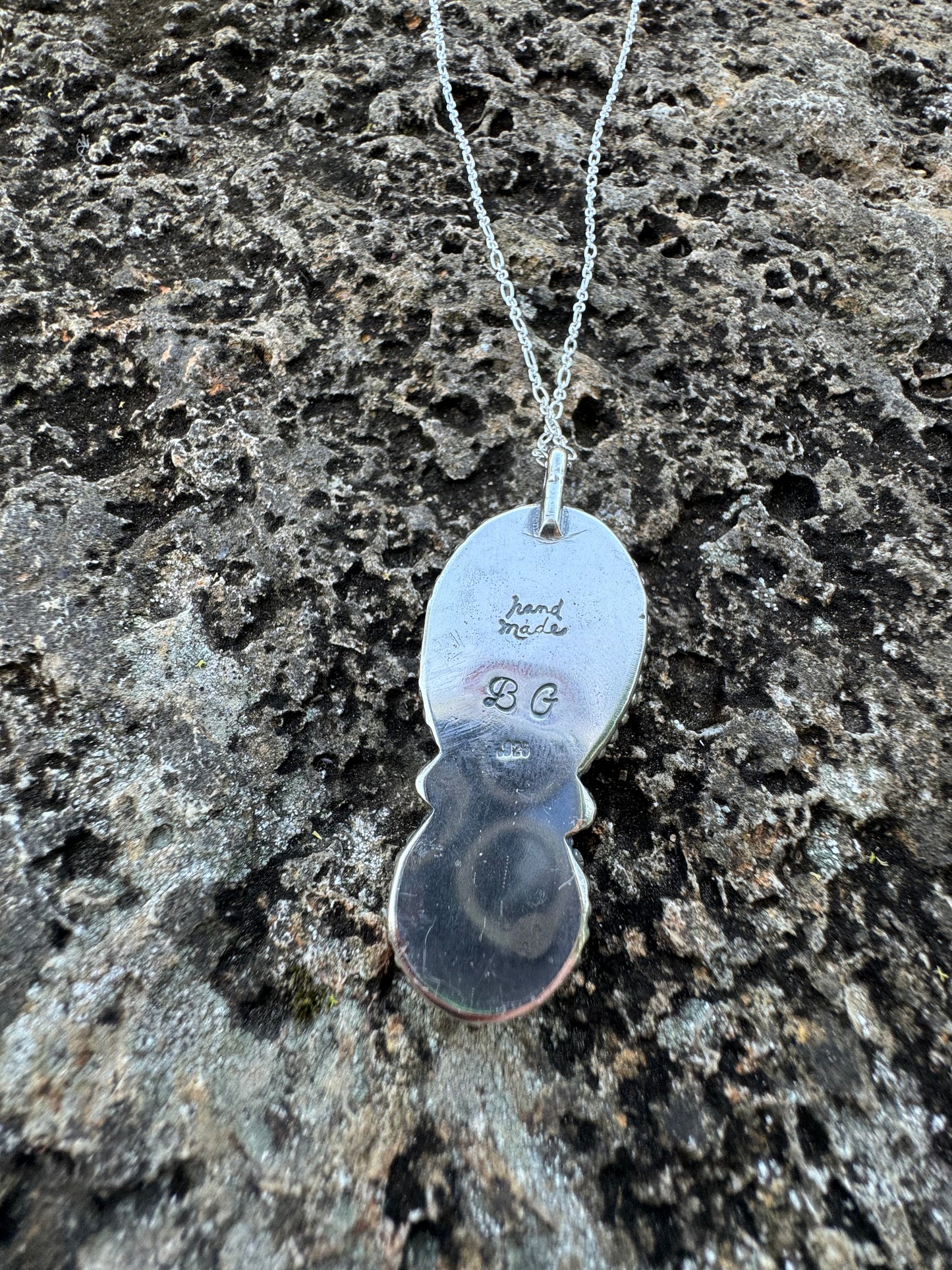 Pink and Spiny Oyster shell pendant