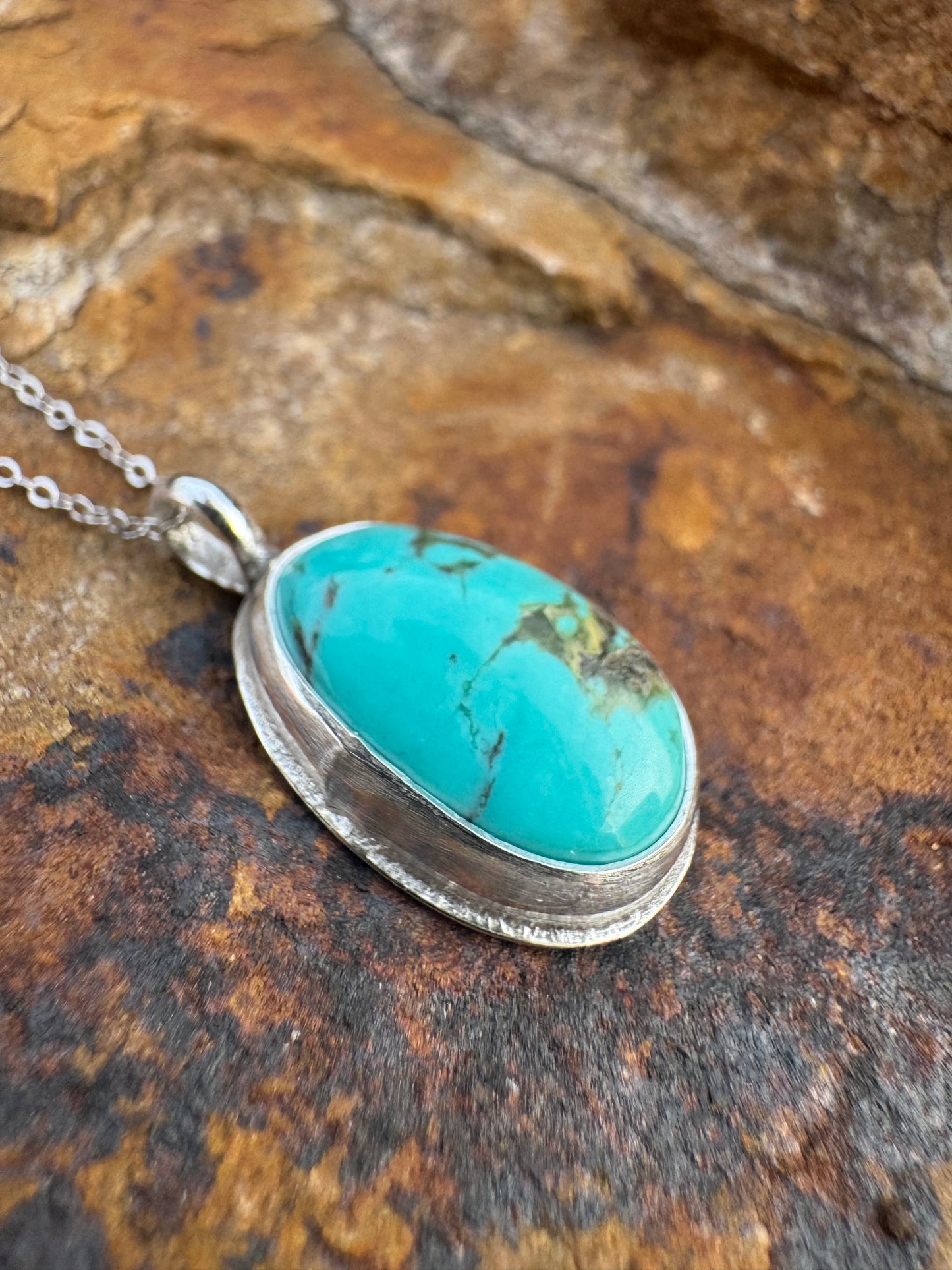 Dainty turquoise Pendant