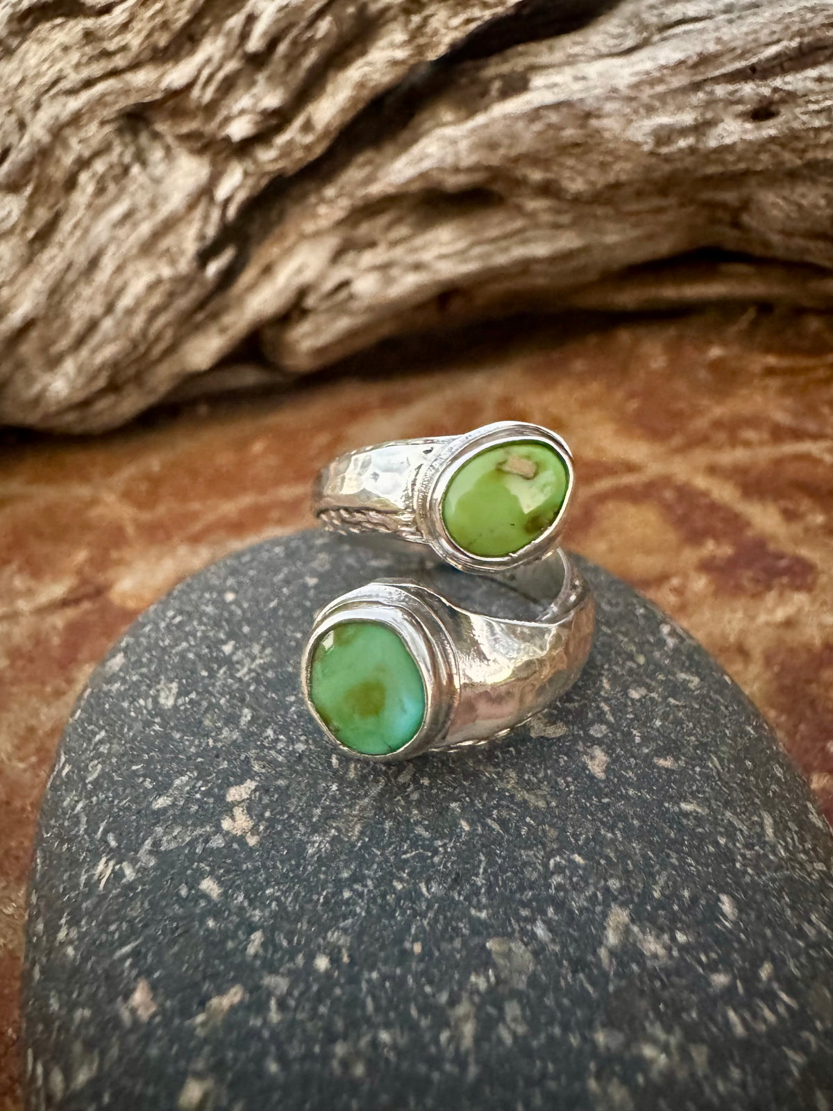 Earth and Stone Adjustable Ring
