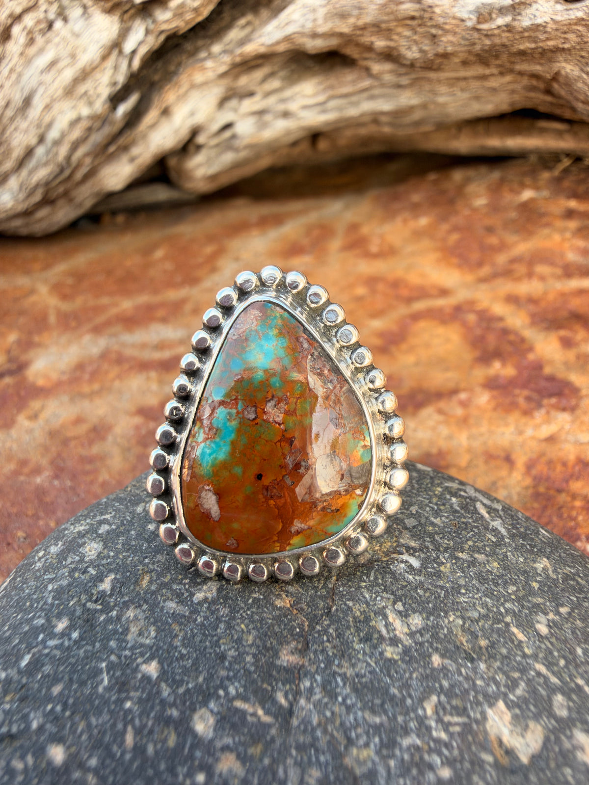 Sonoran Turquoise Earthscape Ring