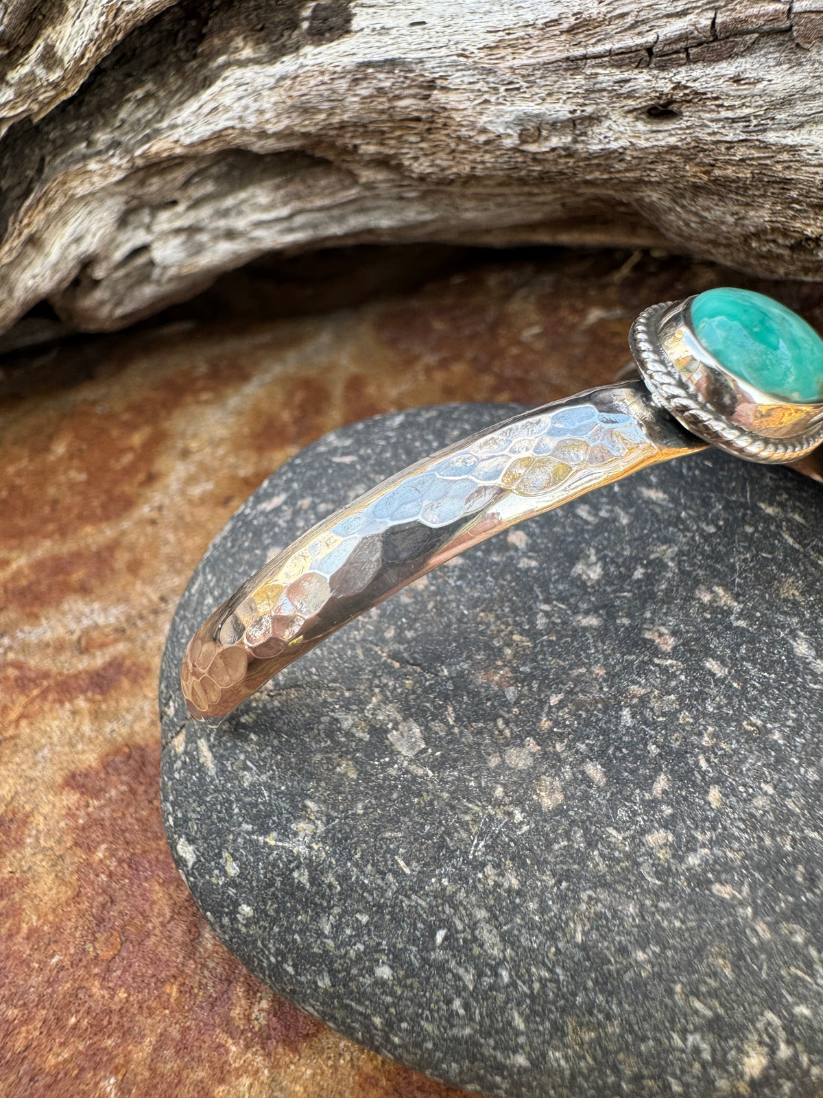 Turquoise Trio Sterling silver Cuff