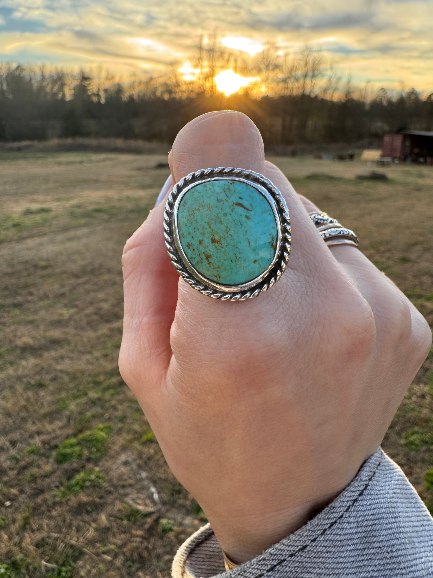 Tyrone turquoise ring size 7.25