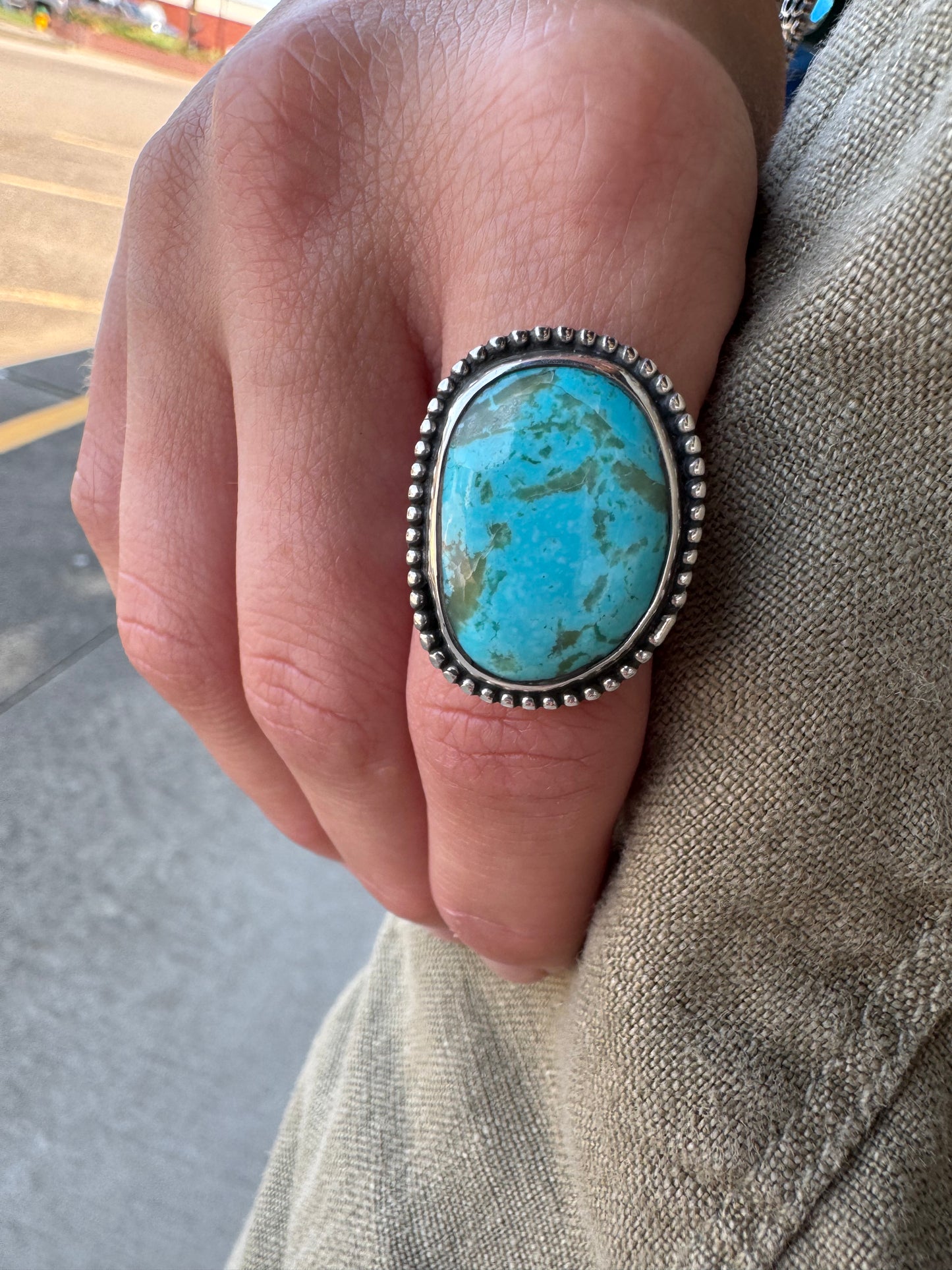 Kingman turquoise ring size 6