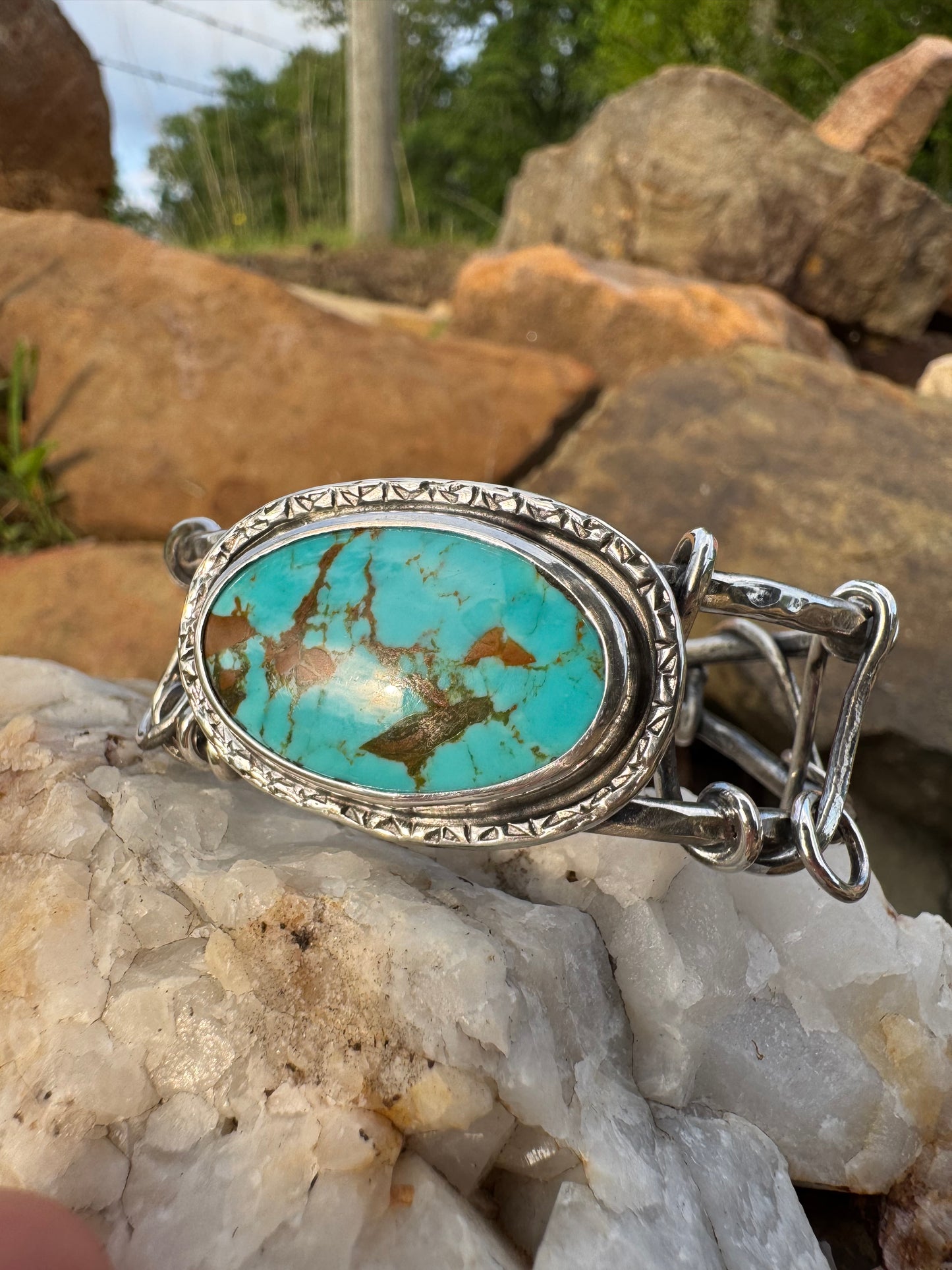 Turquoise Wildvine Cuff