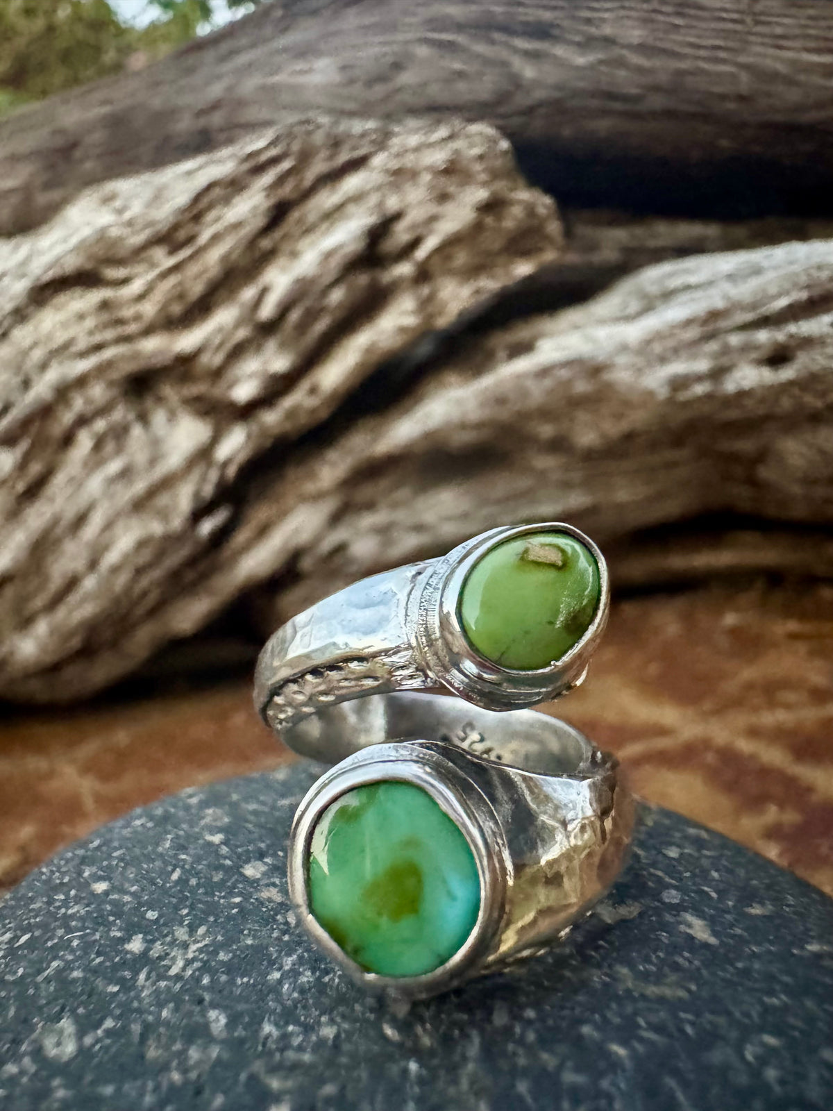 Earth and Stone Adjustable Ring