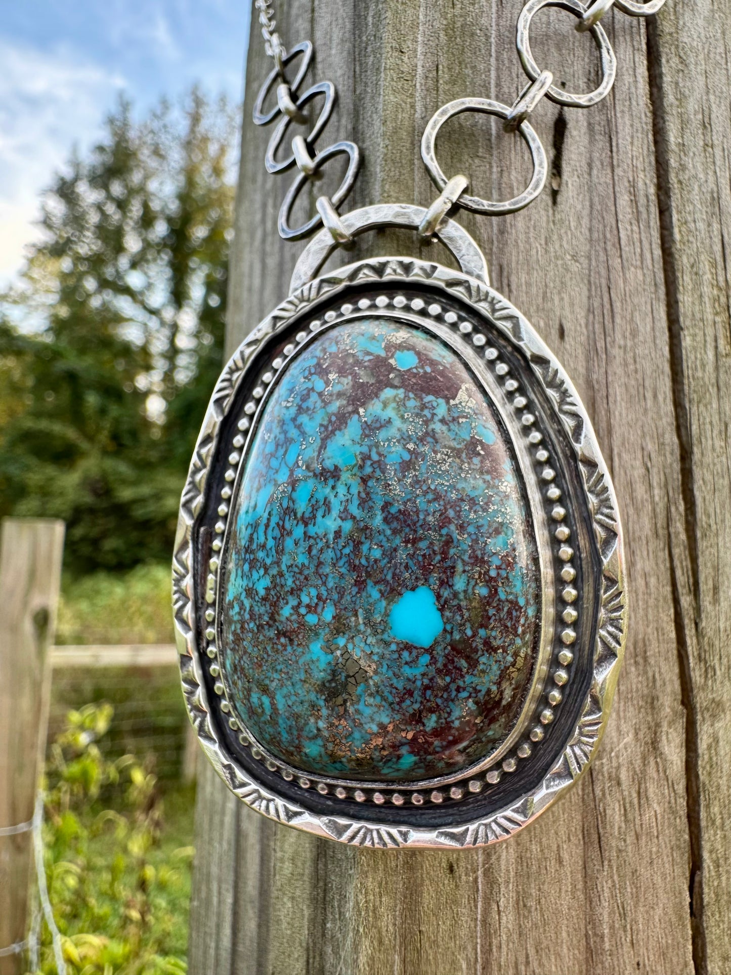 Large High Grade Kingman Turquoise Necklace