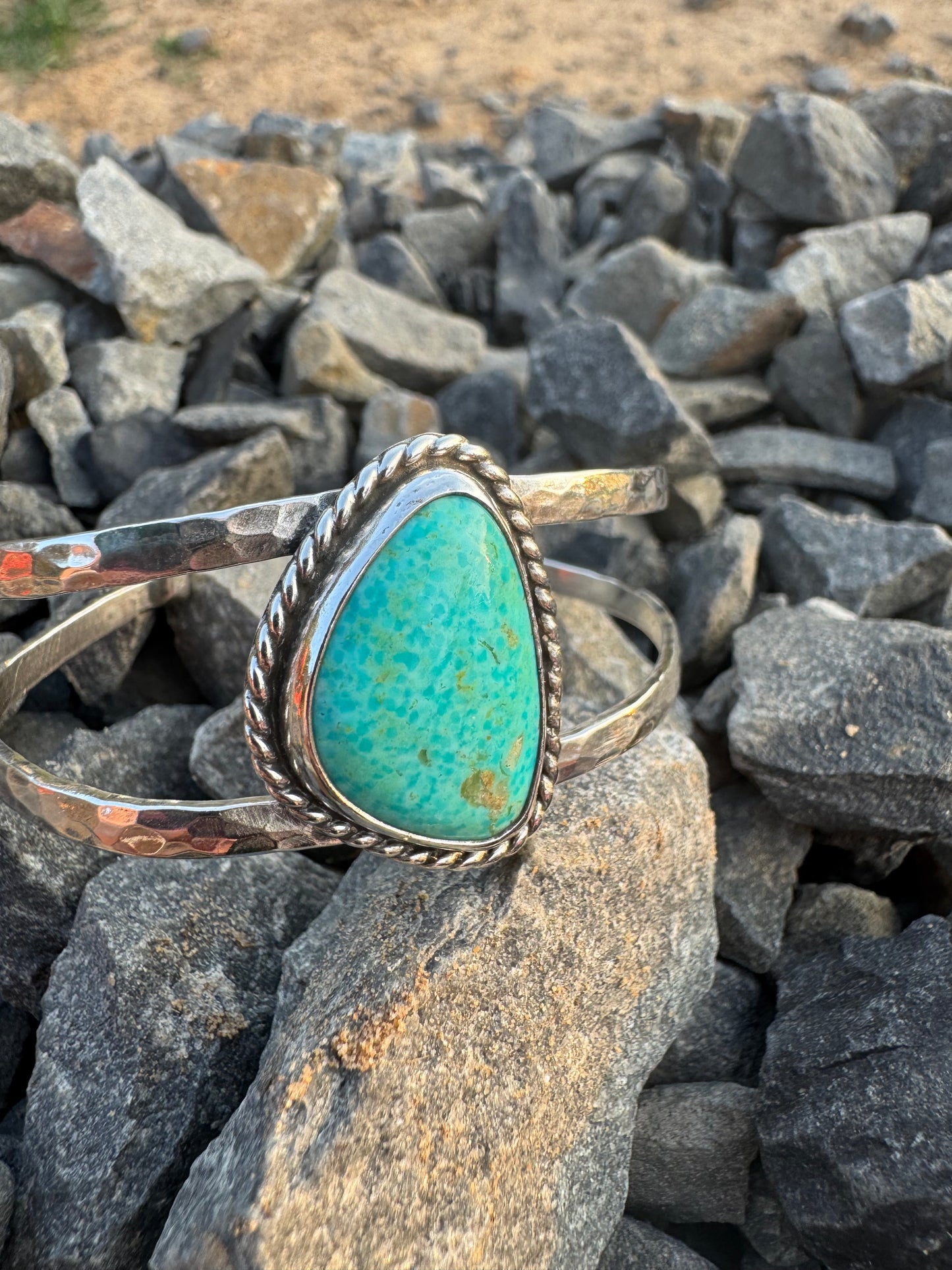 Kingman turquoise cuff