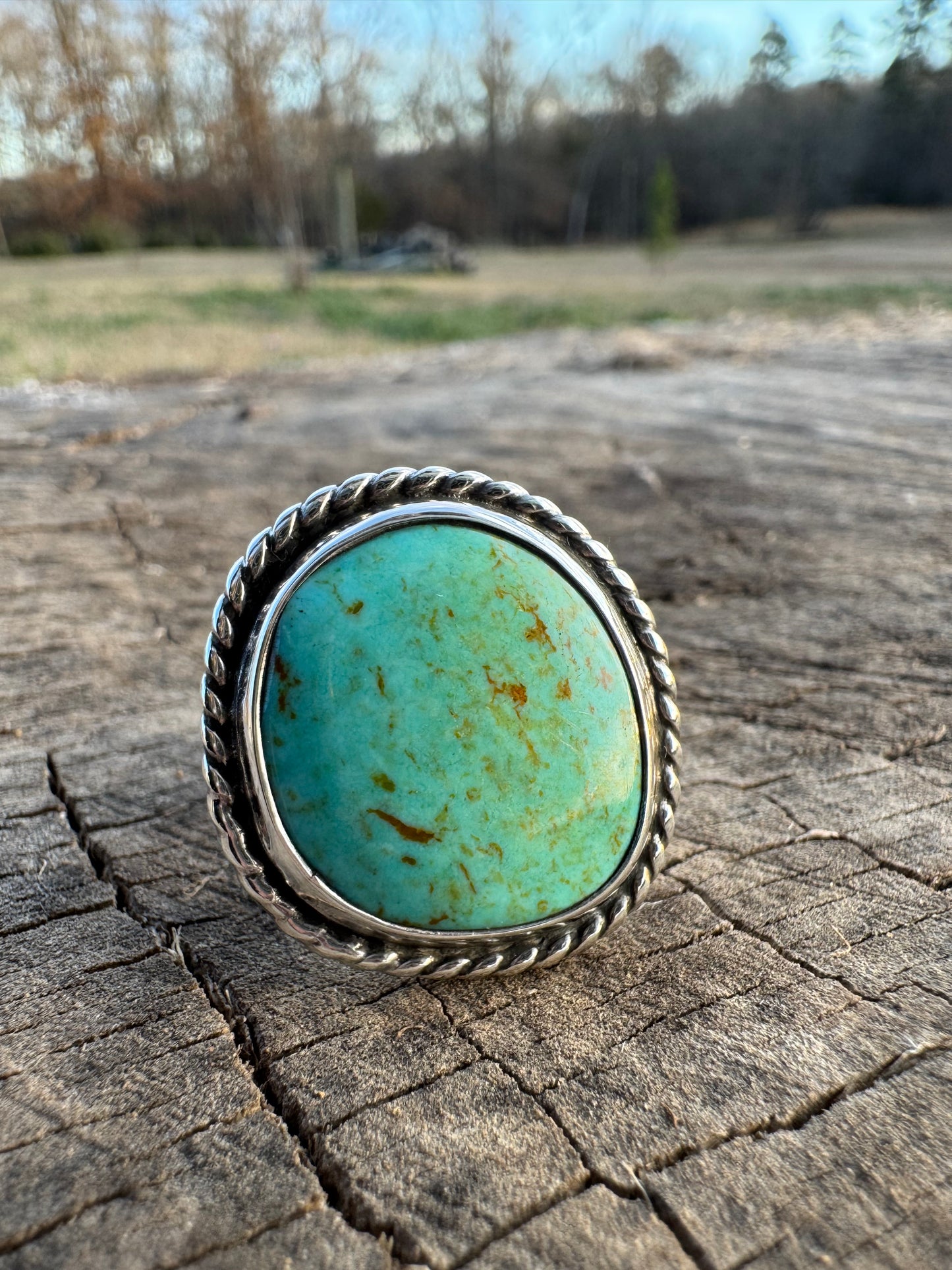 Tyrone turquoise ring size 7.25