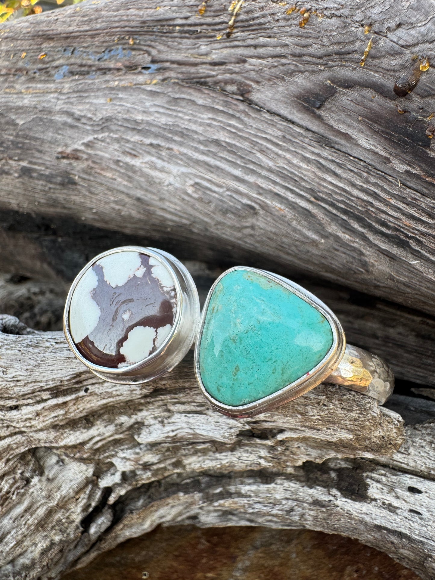 Turquoise and Wild Horse Cuff Bracelet