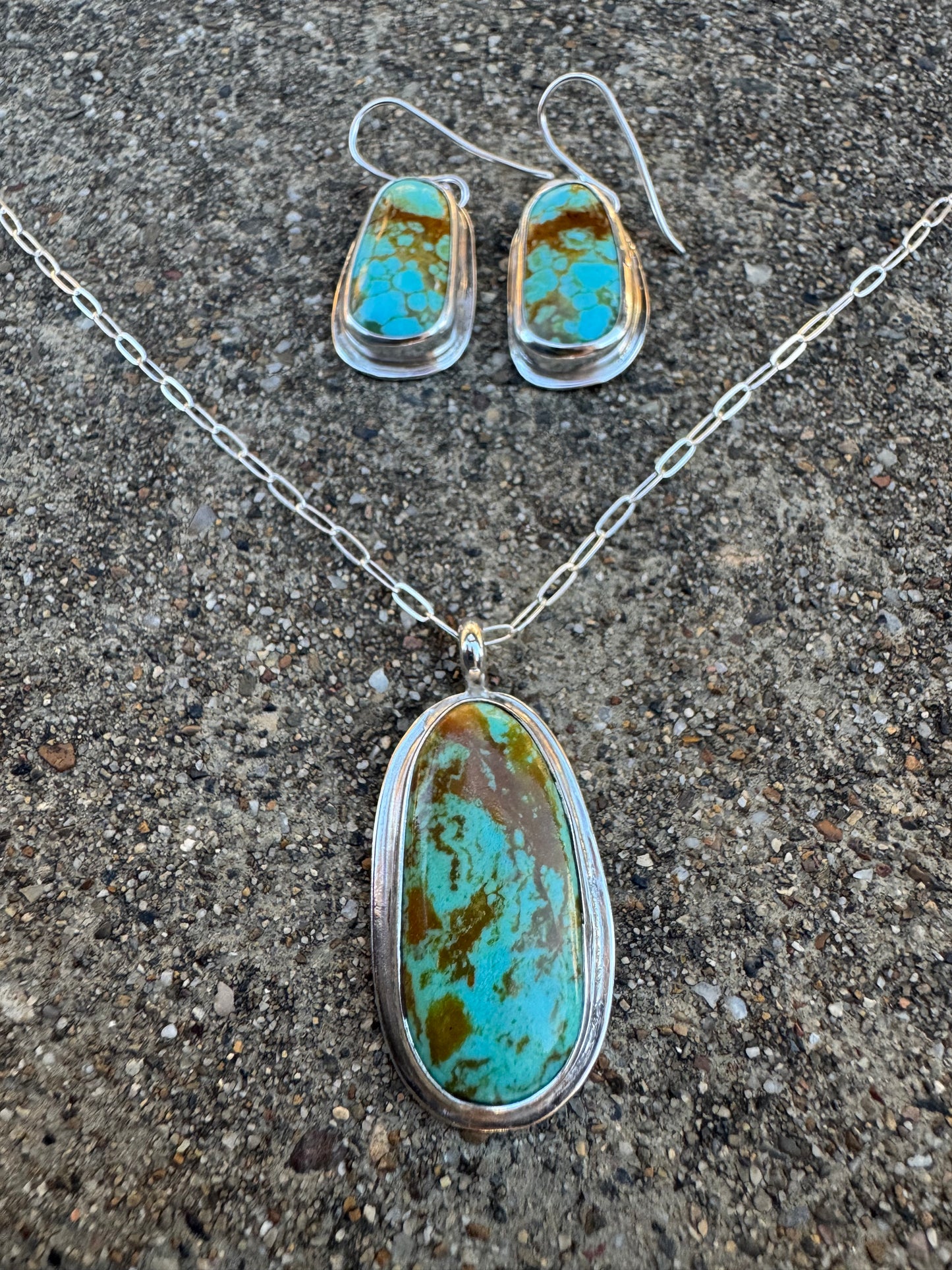 Tyrone turquoise pendant