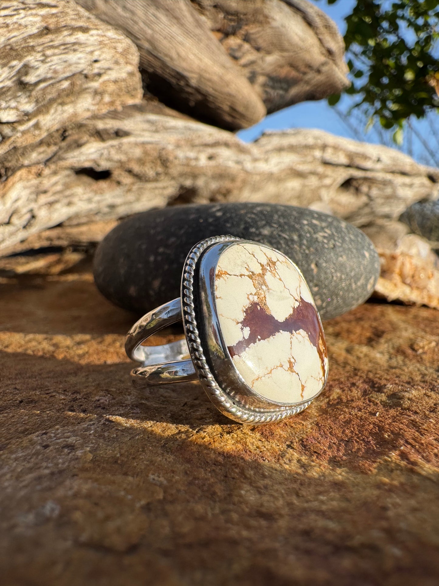 Cushion cut Wild Horse Ring size 8