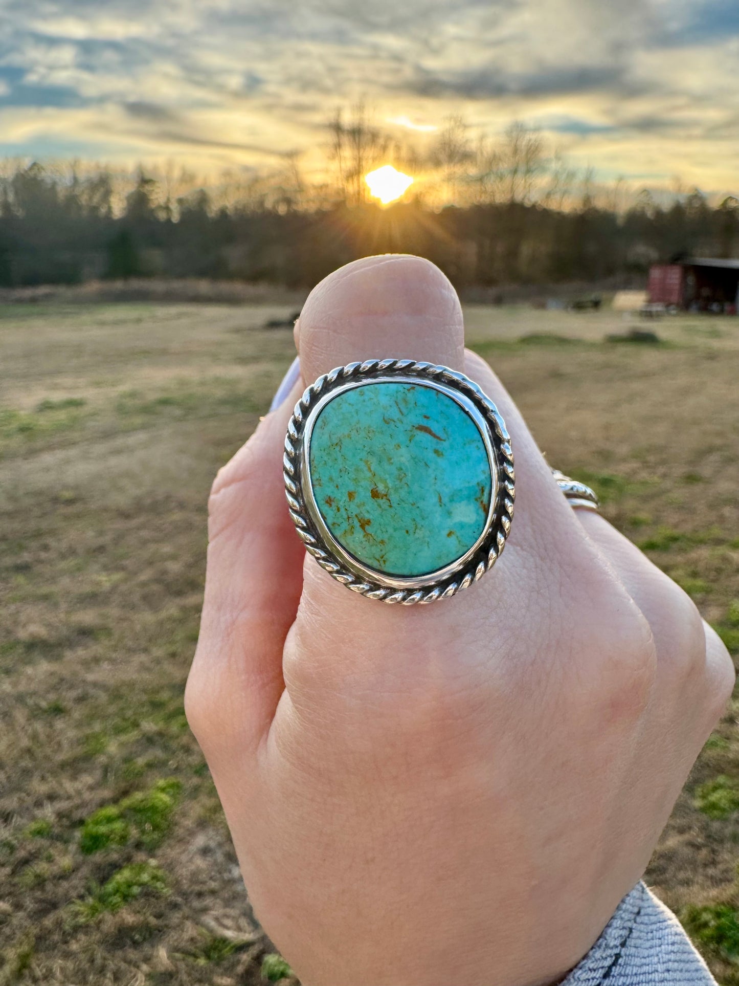 Tyrone turquoise ring size 7.25