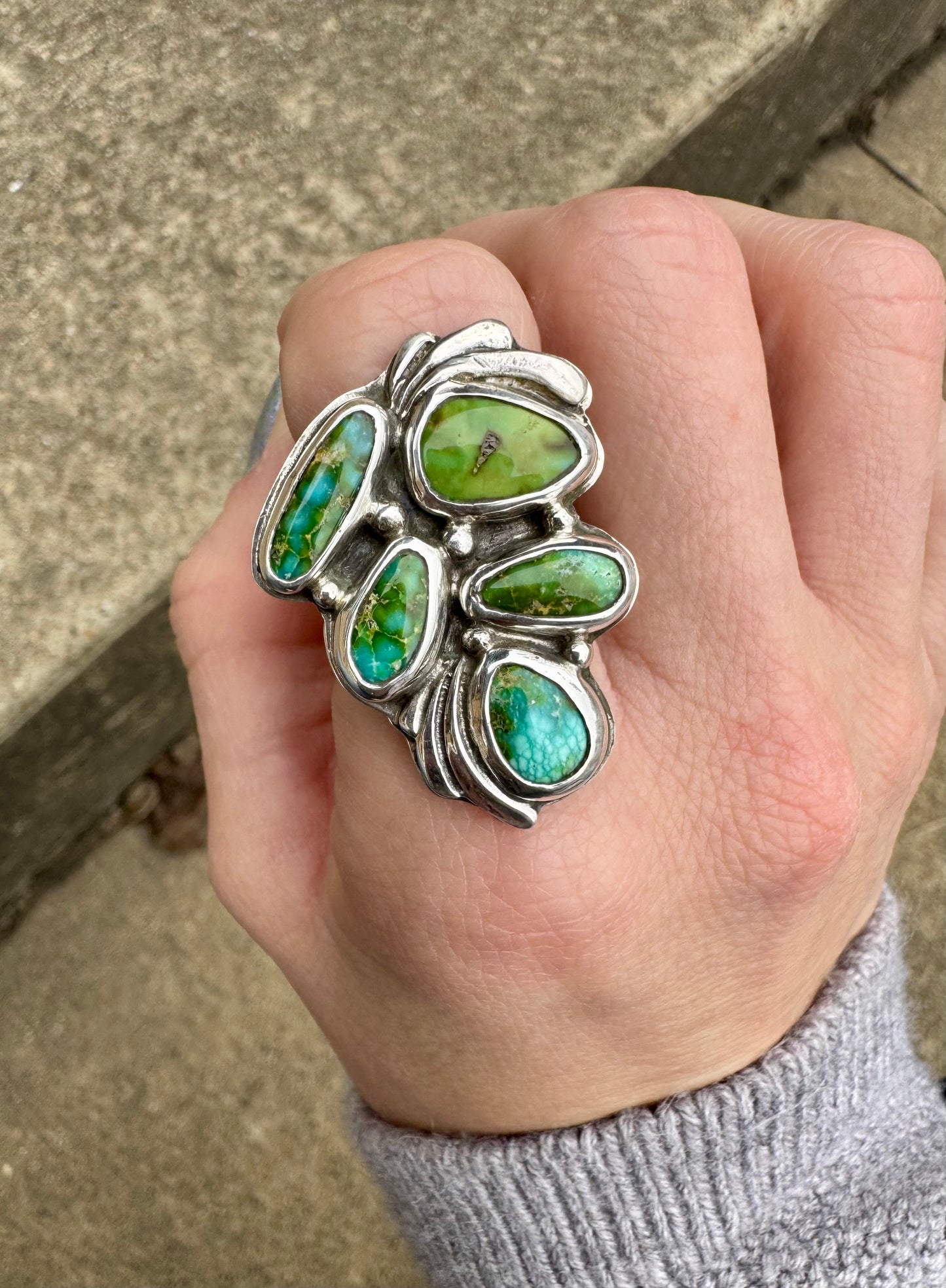 Sonoran Gold Cluster ring size 6.5