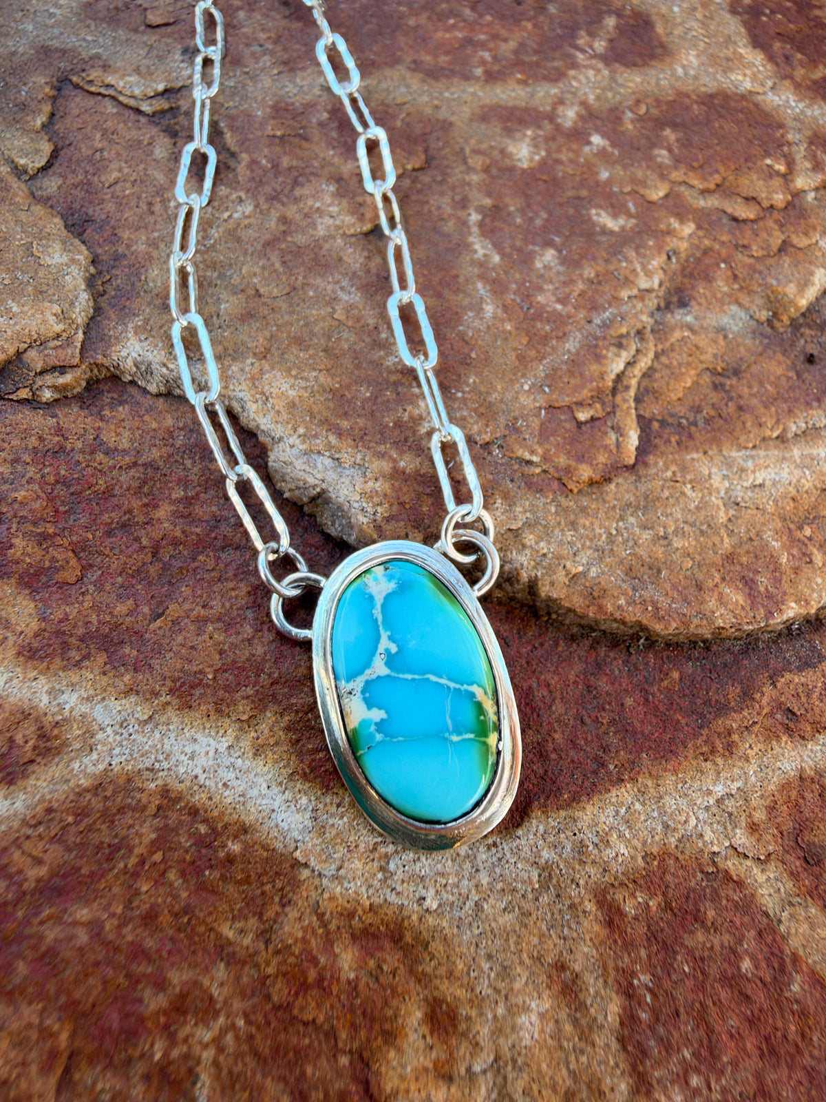 Sonoran Gold Turquoise Station Necklace