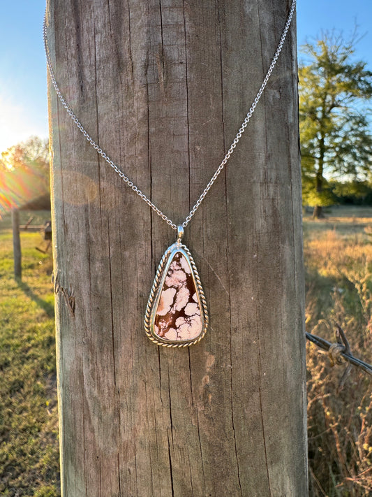 Wild Horse Tear Drop Pendant
