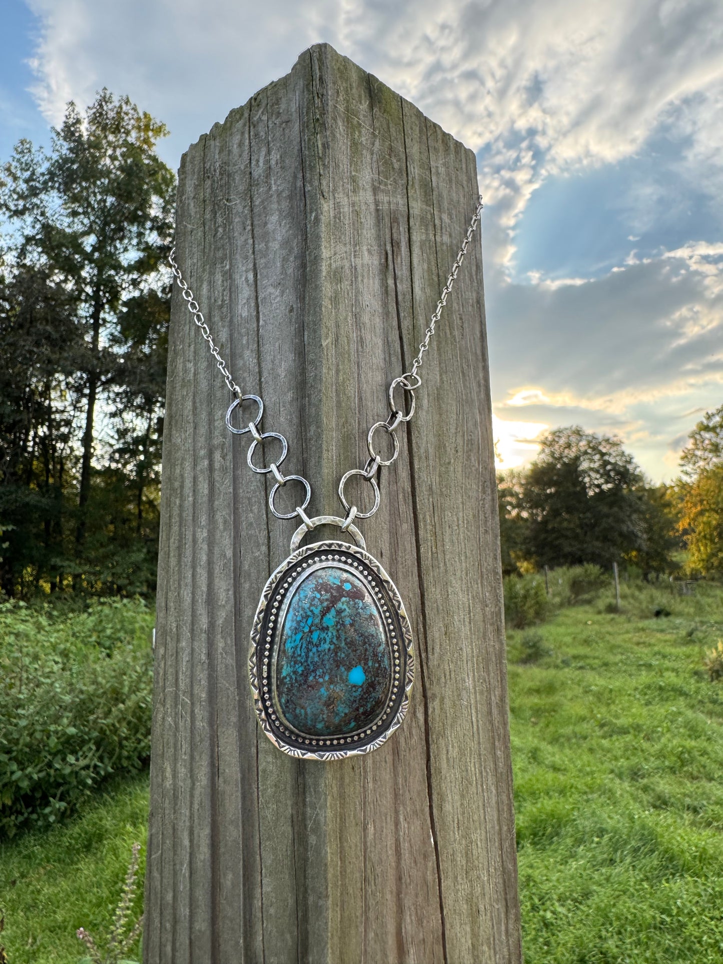 Large High Grade Kingman Turquoise Necklace