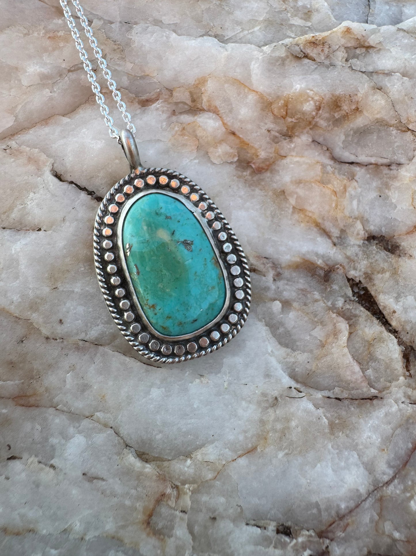 Fancy turquoise pendant