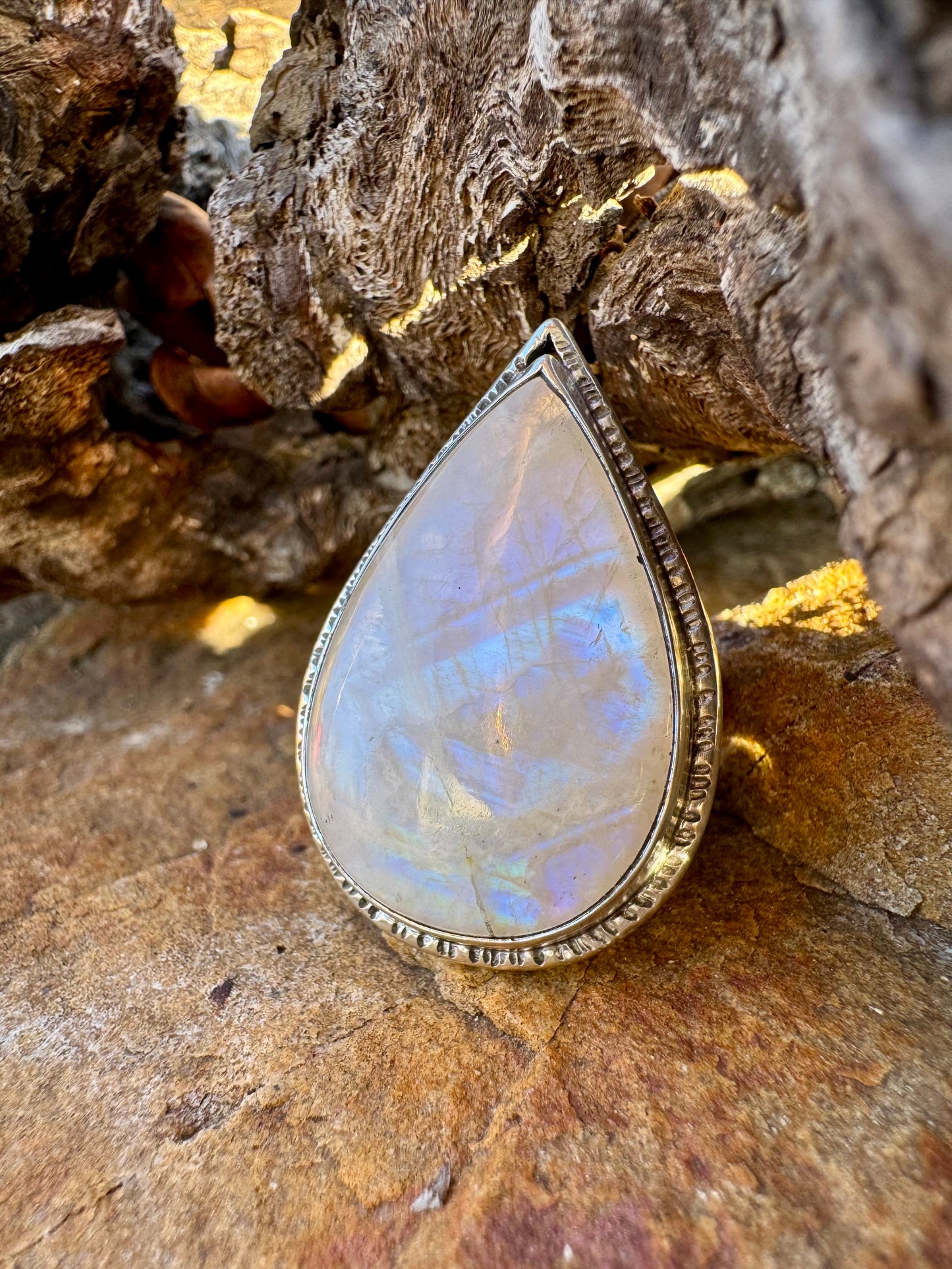 Moonstone Statement Ring size 9