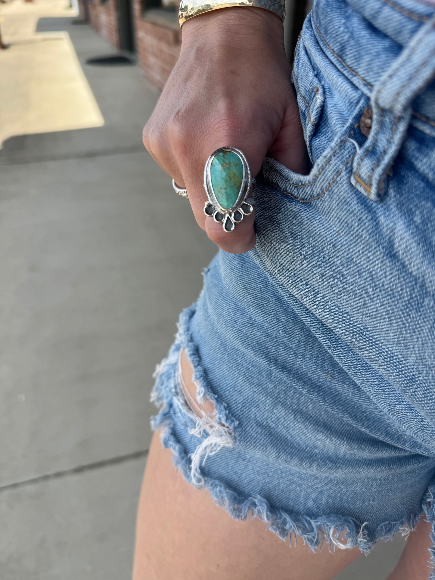 Teardrop Statement Ring size 9.5