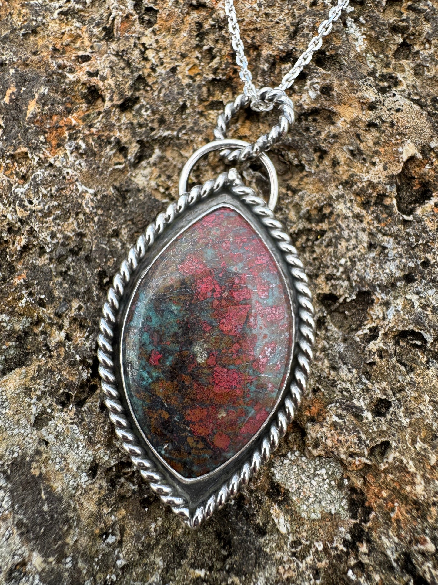 Sonoran Sunset Marquise Pendant