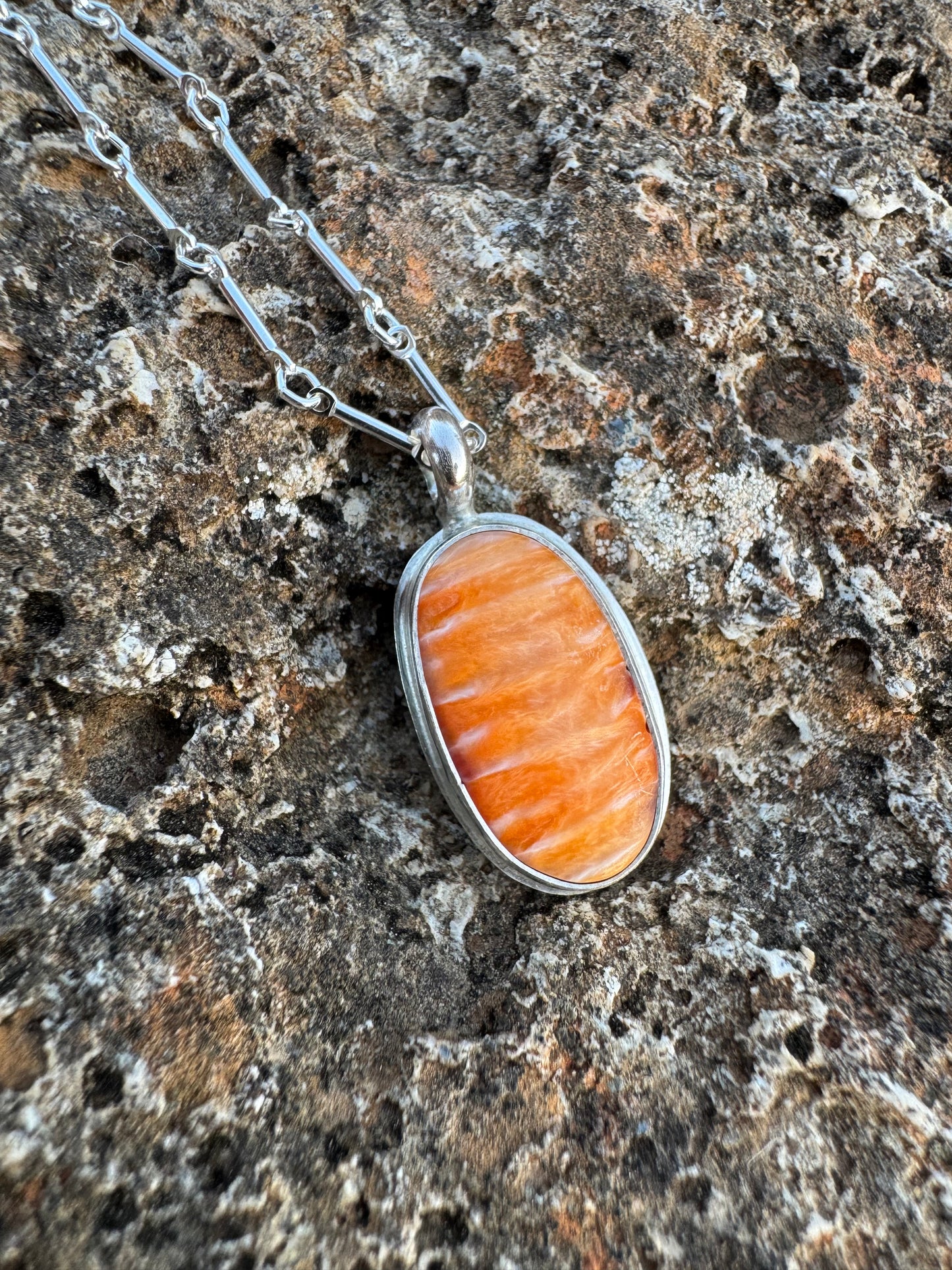Spiny Oyster Shell Dainty Pendant
