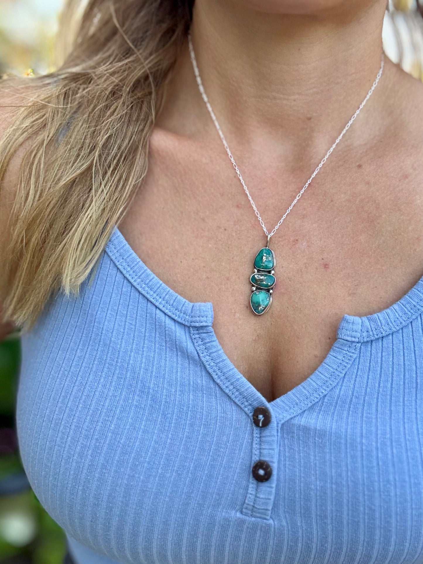 Campitos Turquoise & Pyrite Necklace 💎