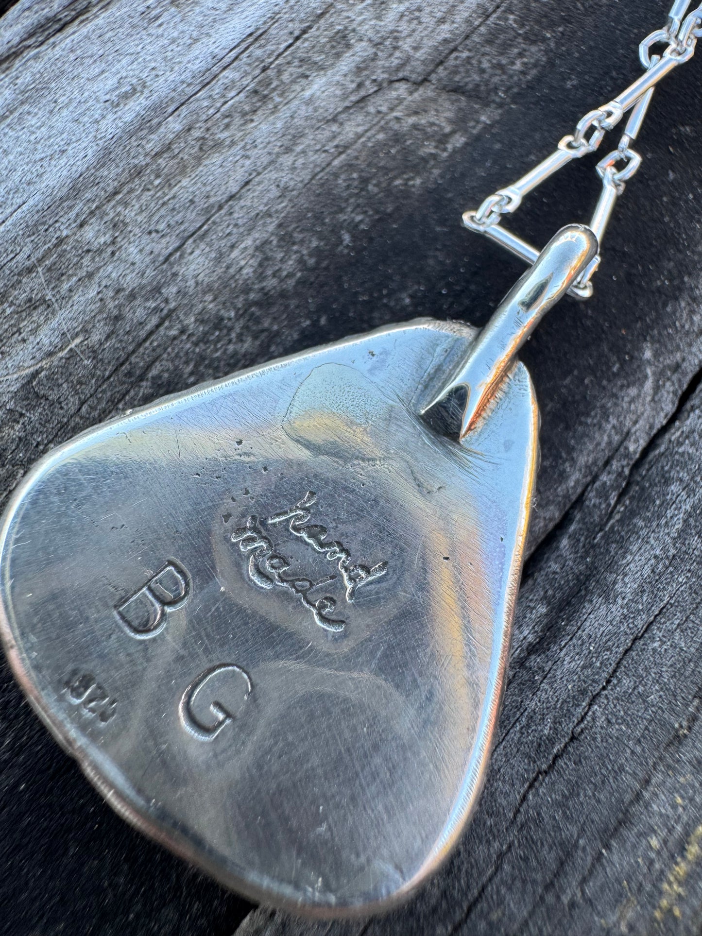 Bright blue Kings Manassa turquoise necklace