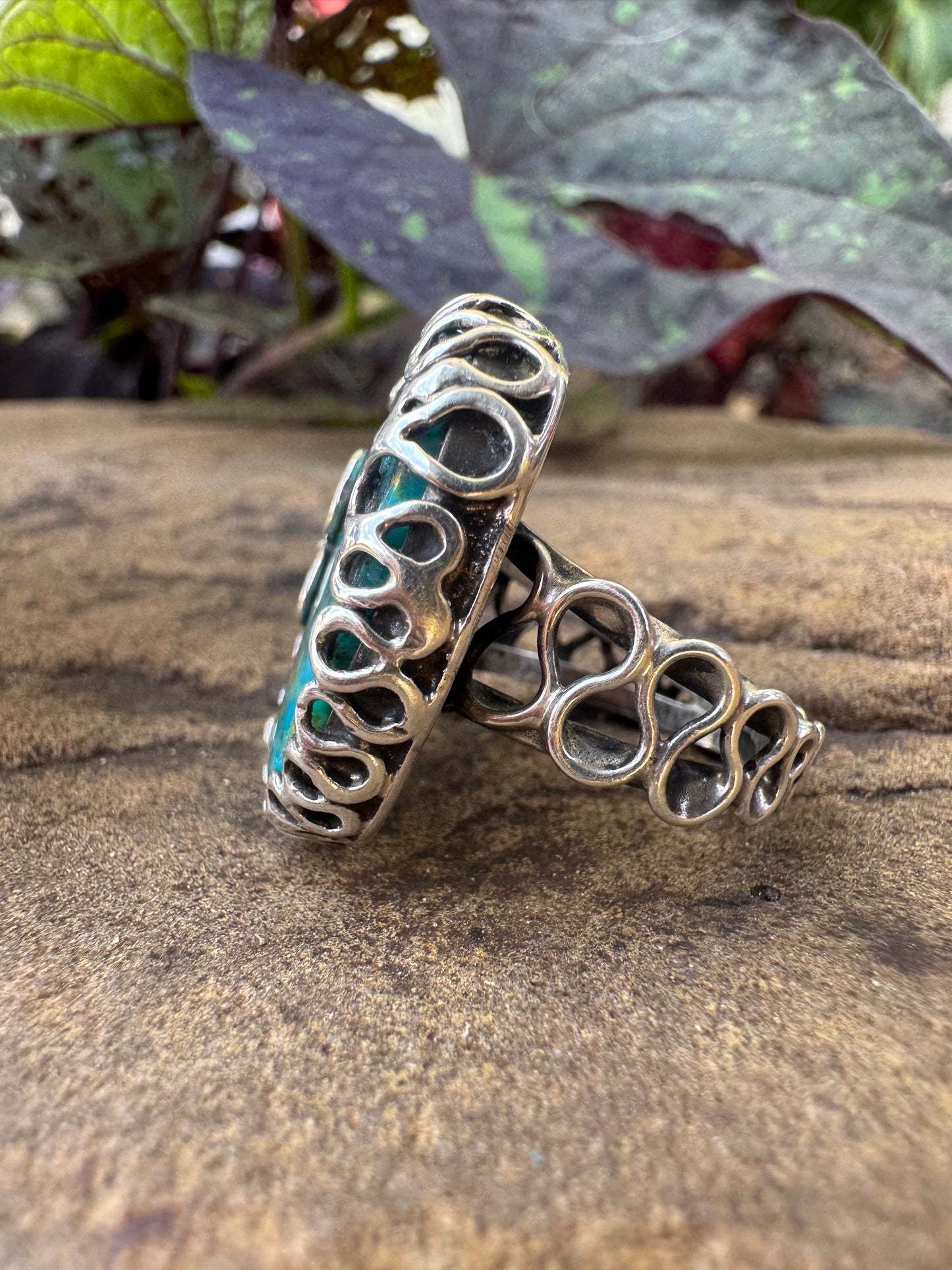 Tide and Time Turquoise ring size 6.5