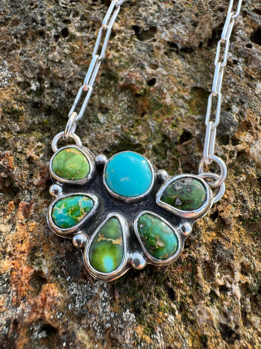 Sonoran Gold cluster necklace