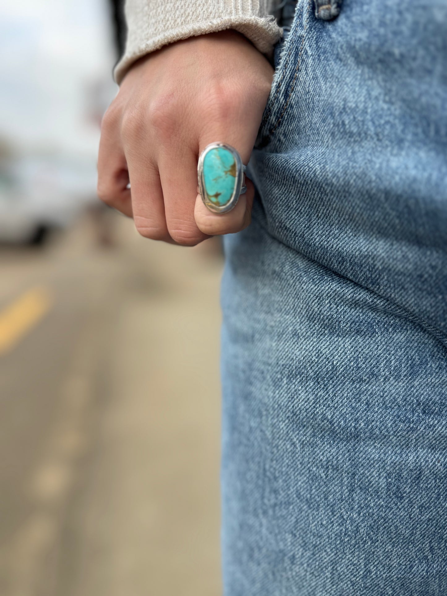 Tyrone turquoise ring size 7.25
