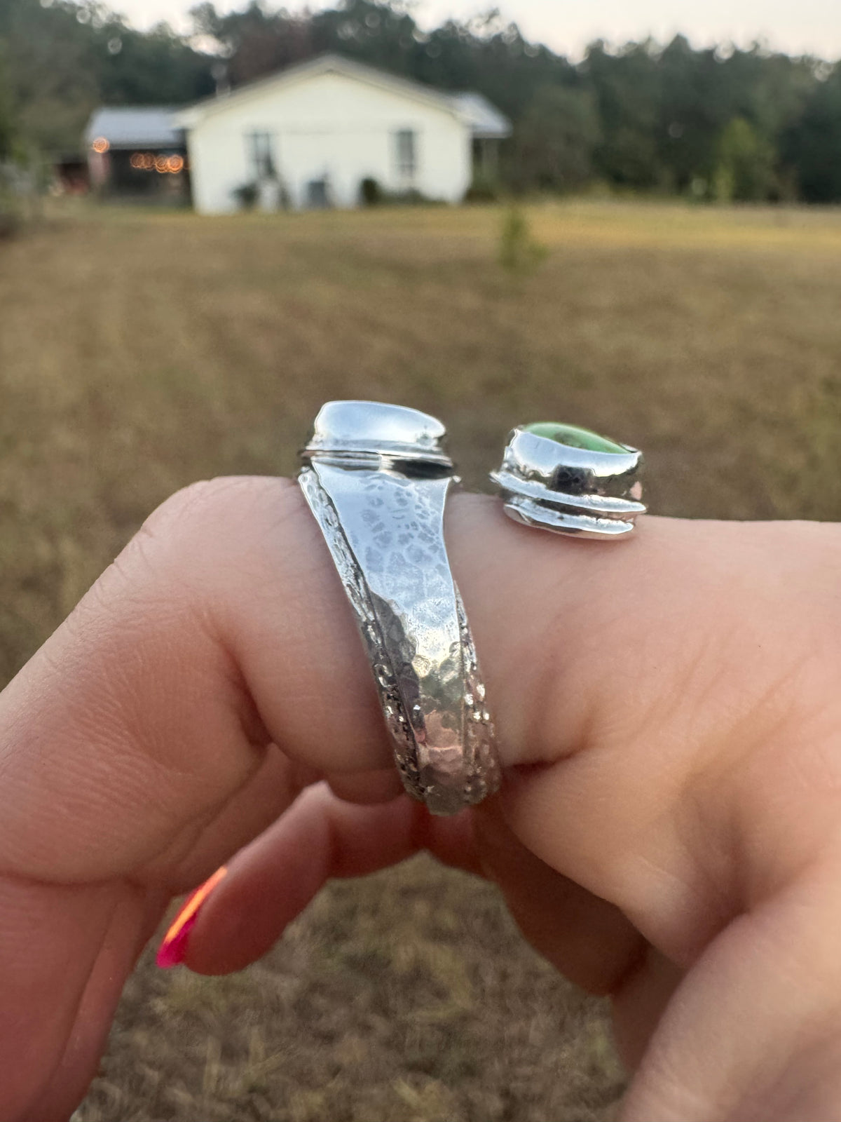 Earth and Stone Adjustable Ring