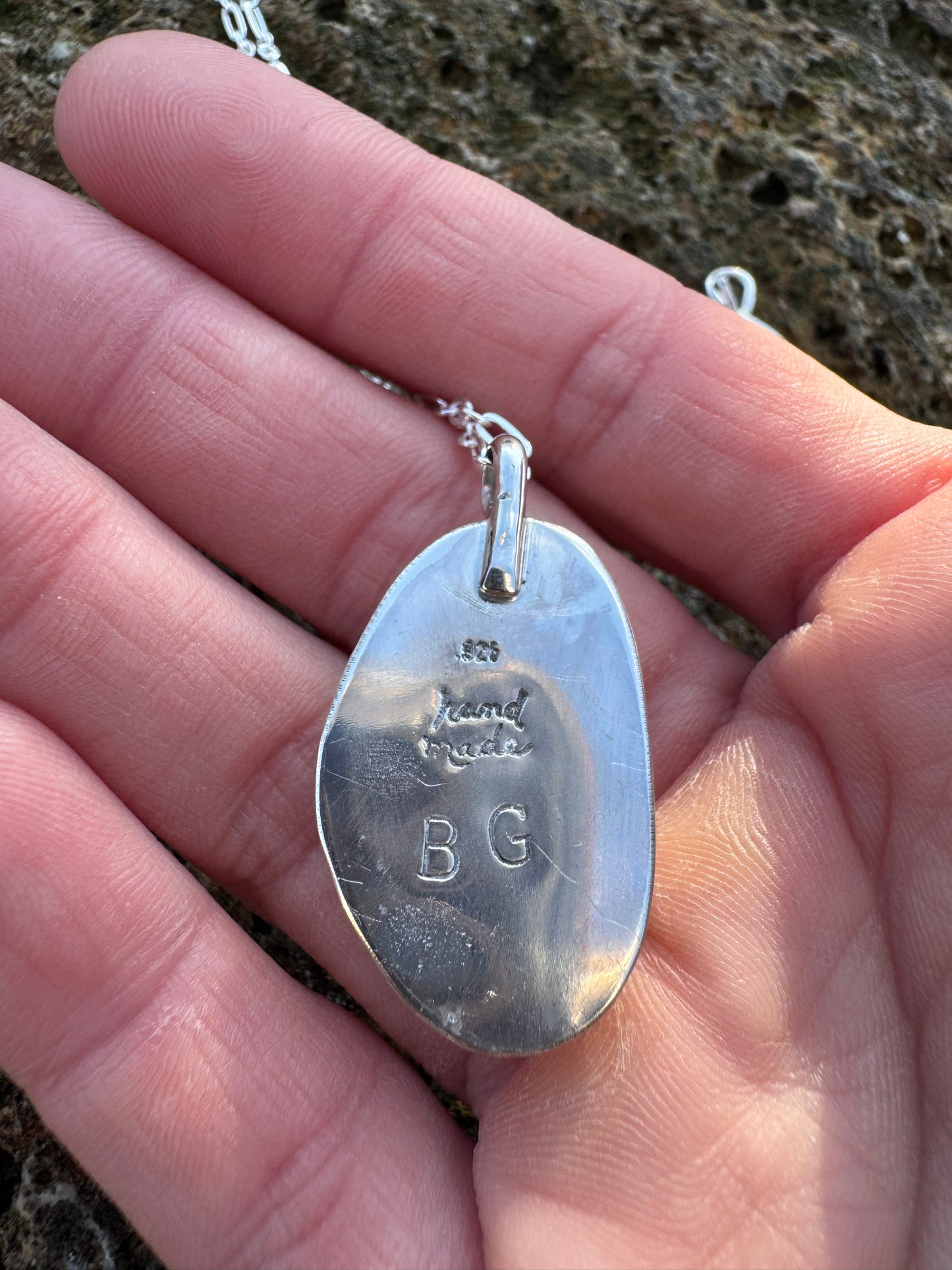 Tyrone Turquoise light blue pendant