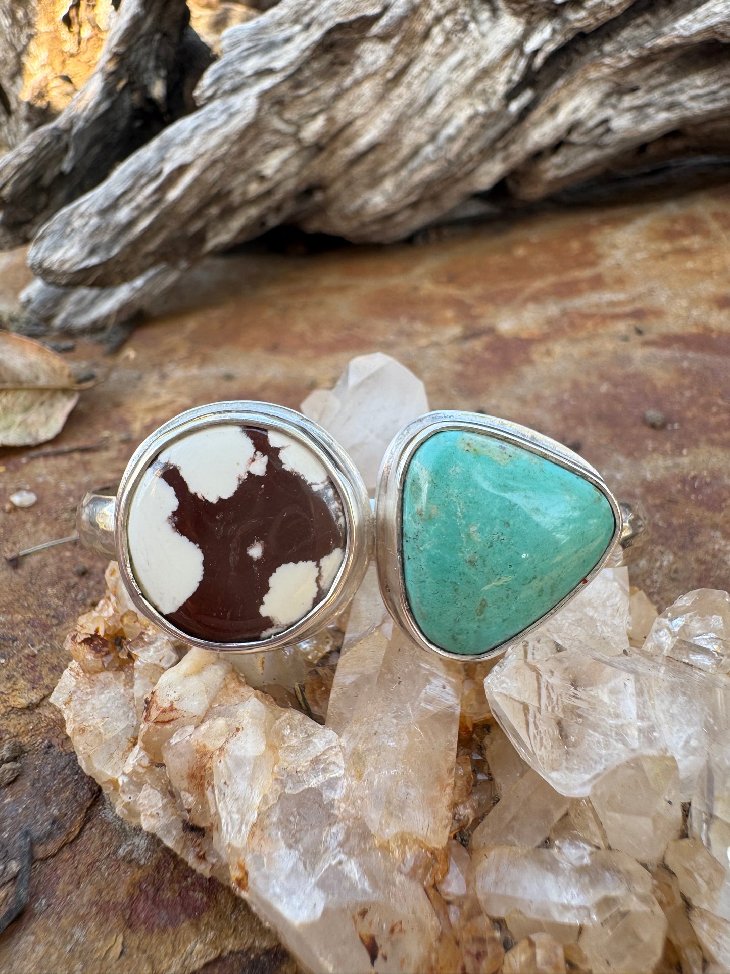 Turquoise and Wild Horse Cuff Bracelet