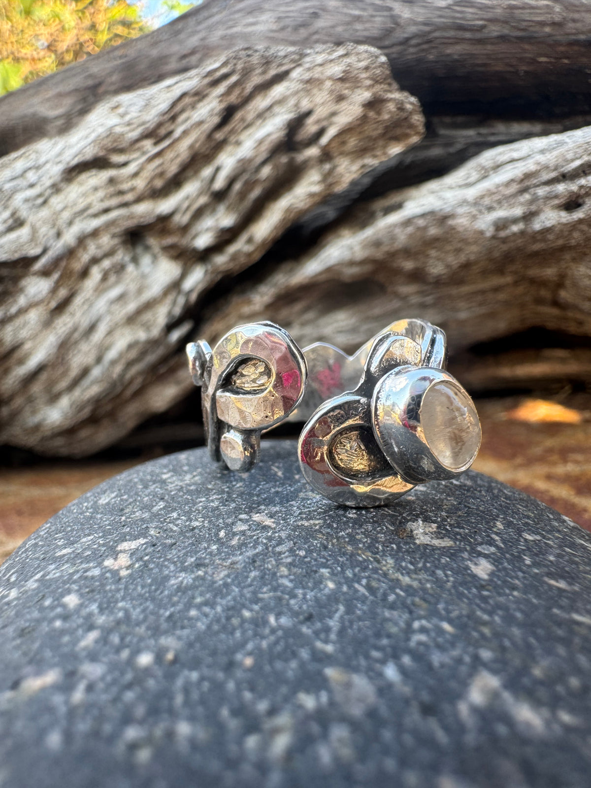 Moonstone Woodland Ring